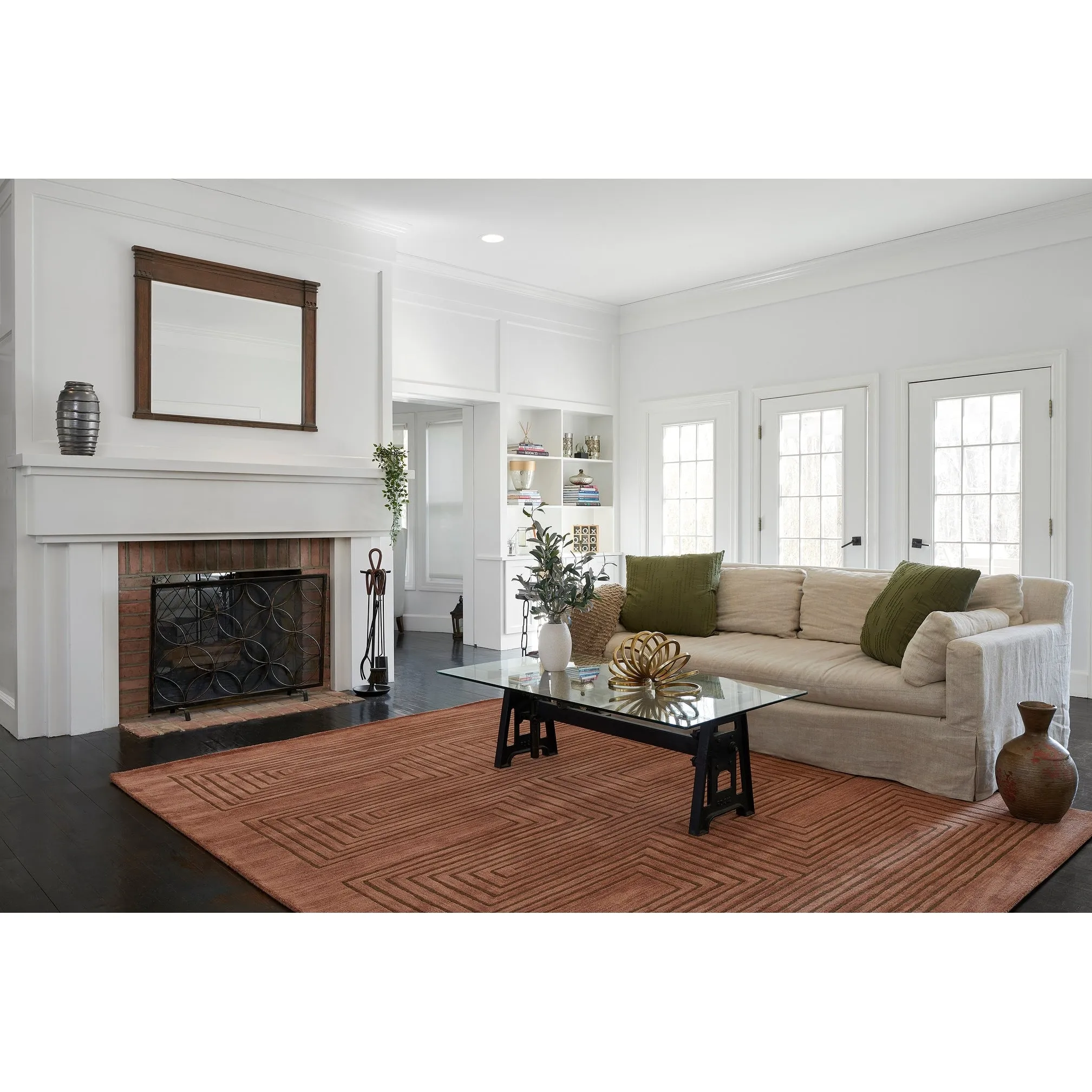 Momeni Simba Geometric Wool Area Rug