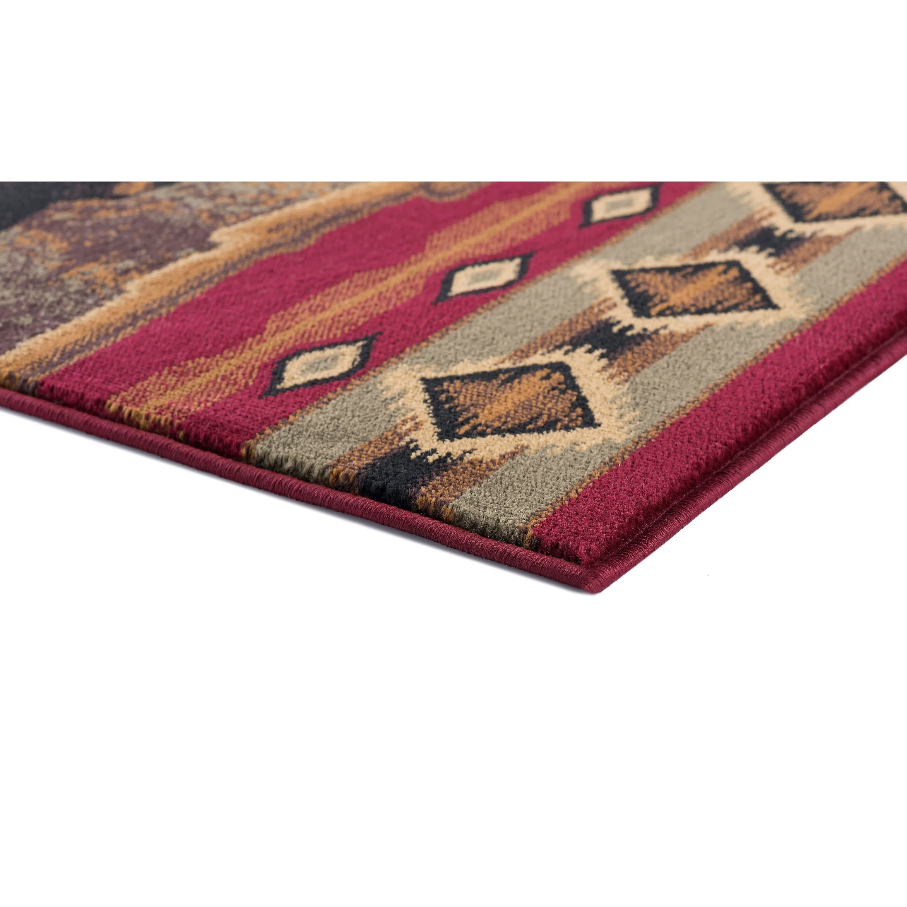 Natural Lodge Novelty Graphic Indoor Area Rug