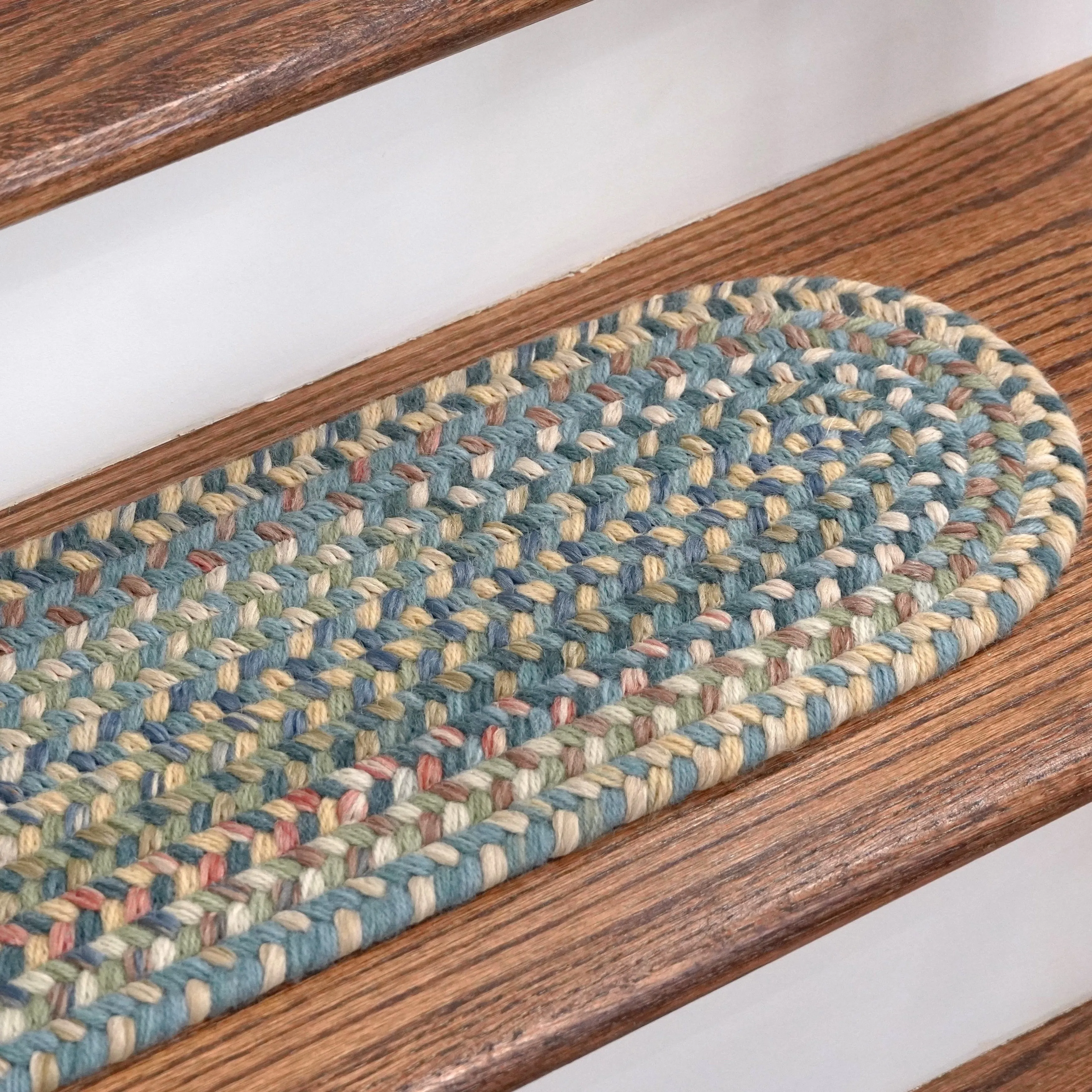 New England Braided Wool Stair Treads - SET/13