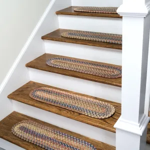 New England Braided Wool Stair Treads - SET/13