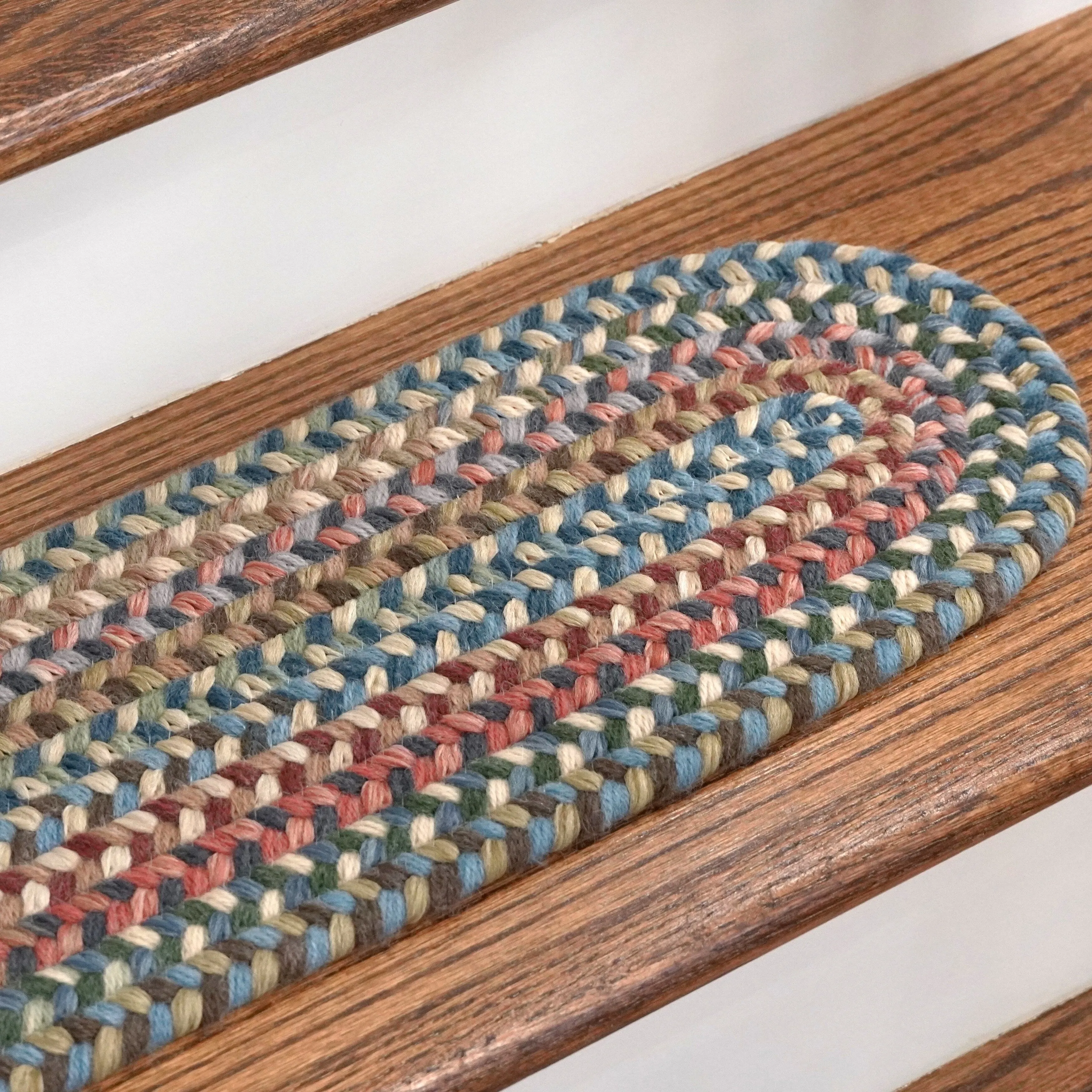 New England Braided Wool Stair Treads - SET/13