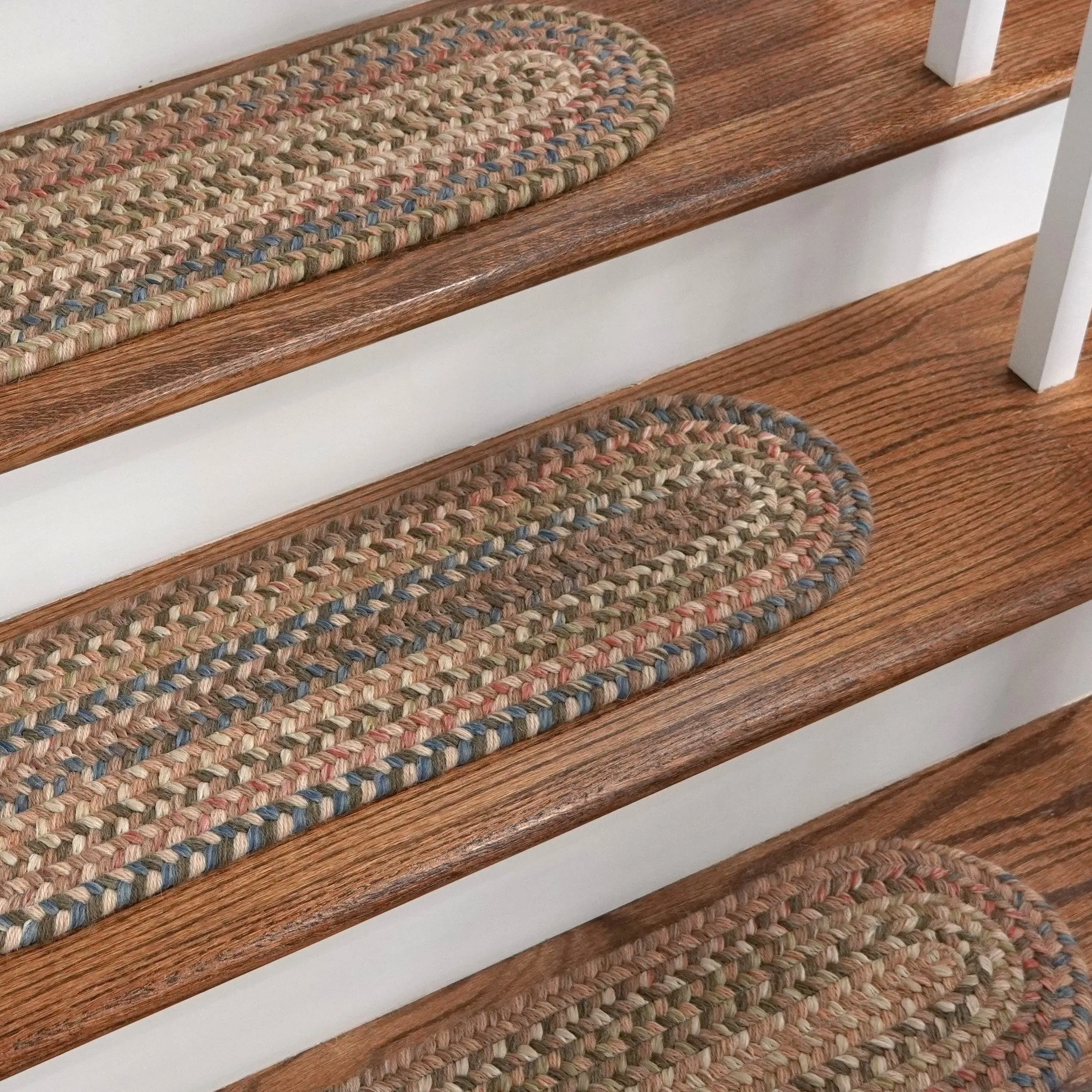 New England Braided Wool Stair Treads - SET/13