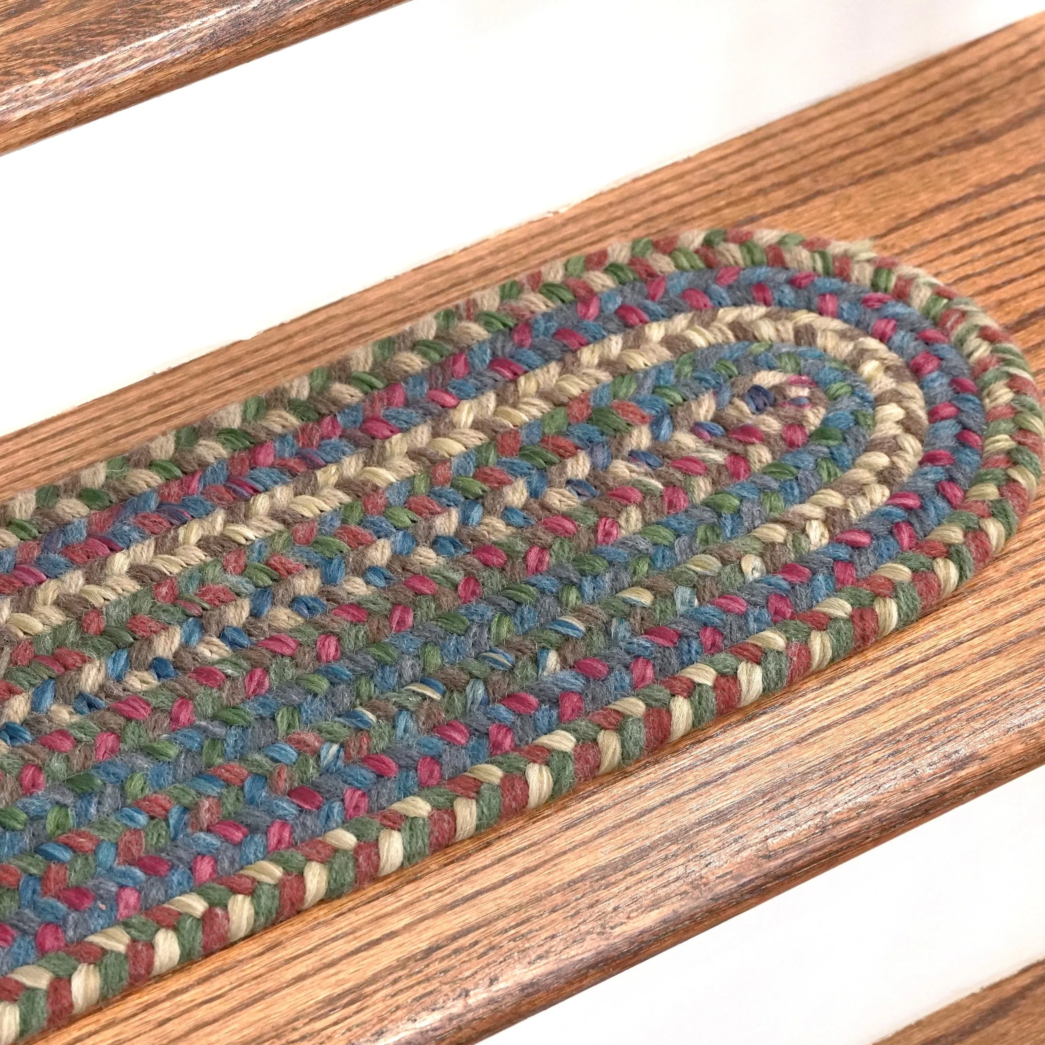 New England Braided Wool Stair Treads - SET/13