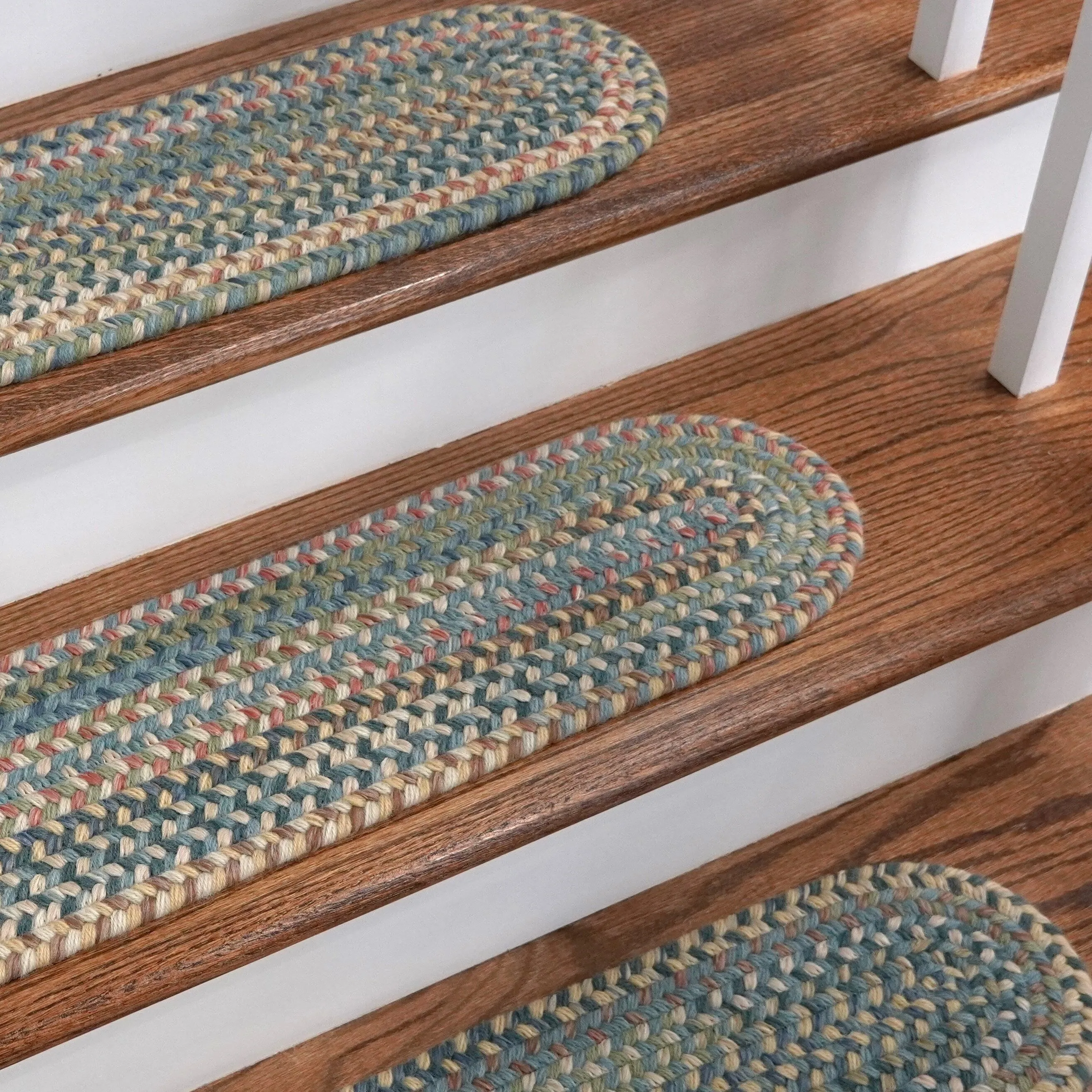 New England Braided Wool Stair Treads - SET/13
