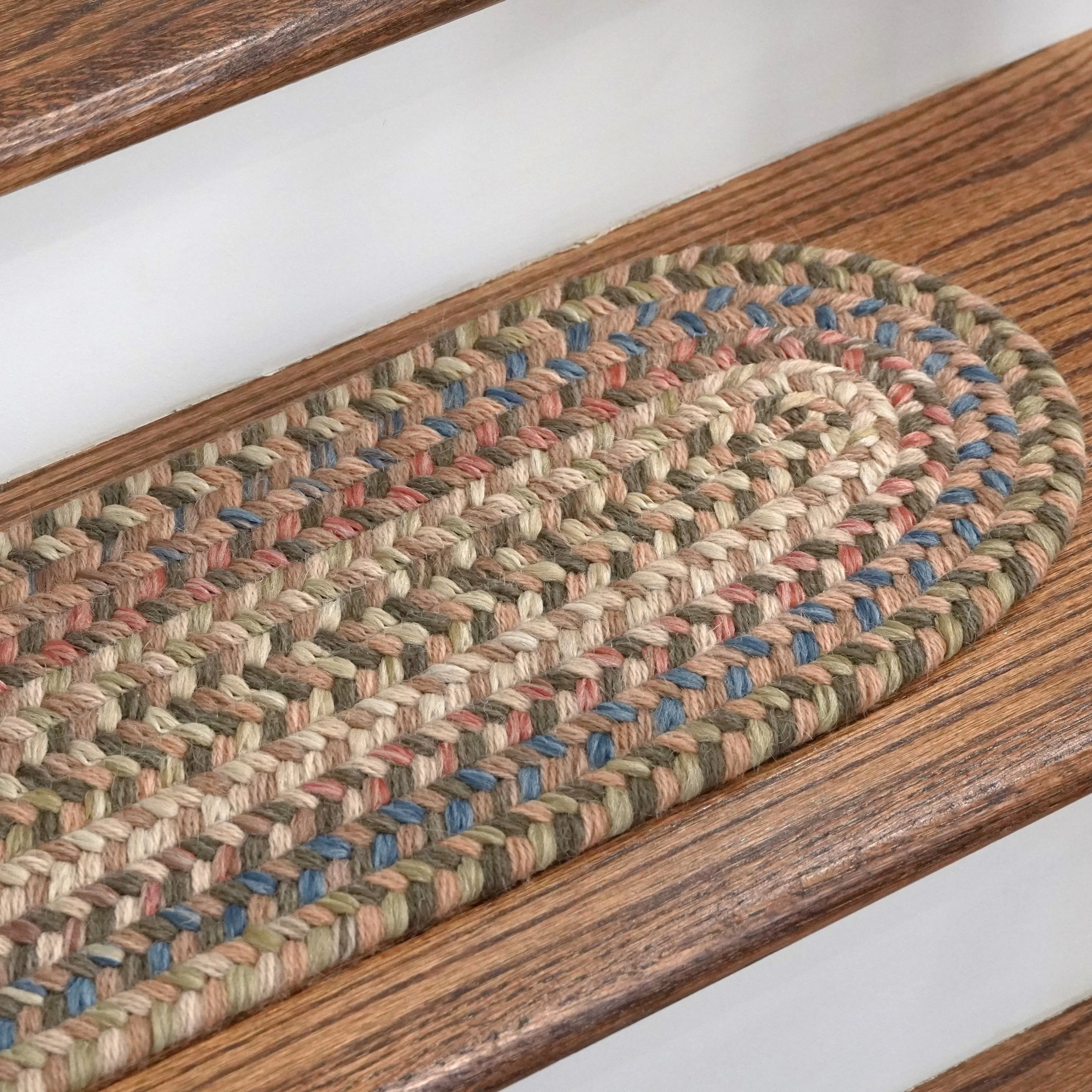 New England Braided Wool Stair Treads - SET/13