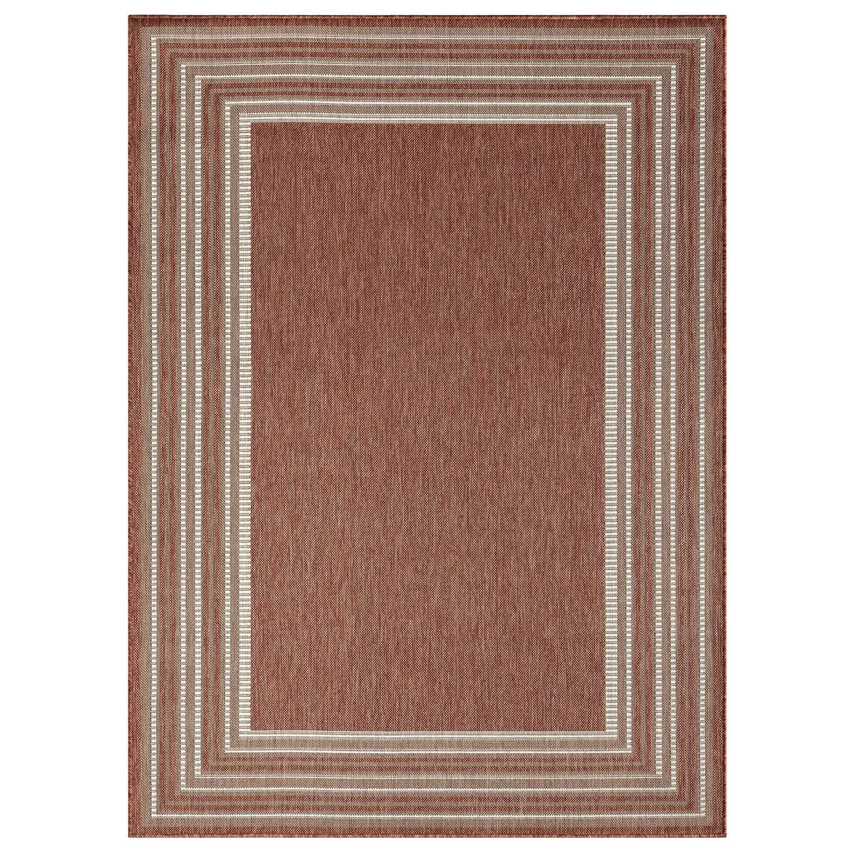 Nicole Miller New York Patio Country Layla Border Indoor/ Outdoor Rug
