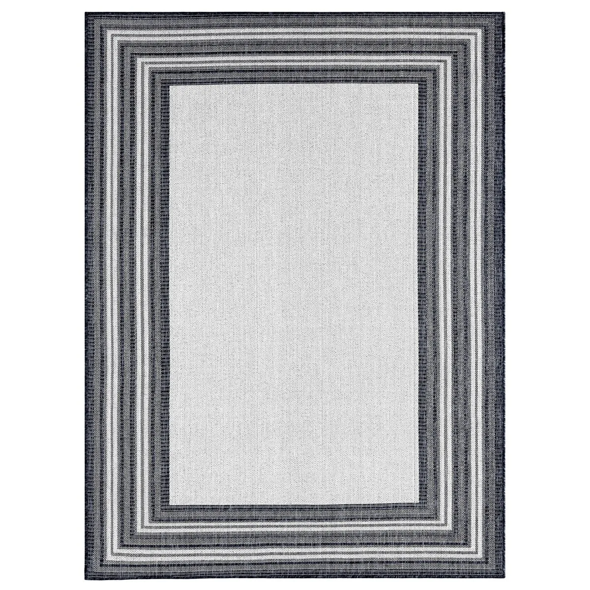 Nicole Miller New York Patio Country Layla Border Indoor/ Outdoor Rug