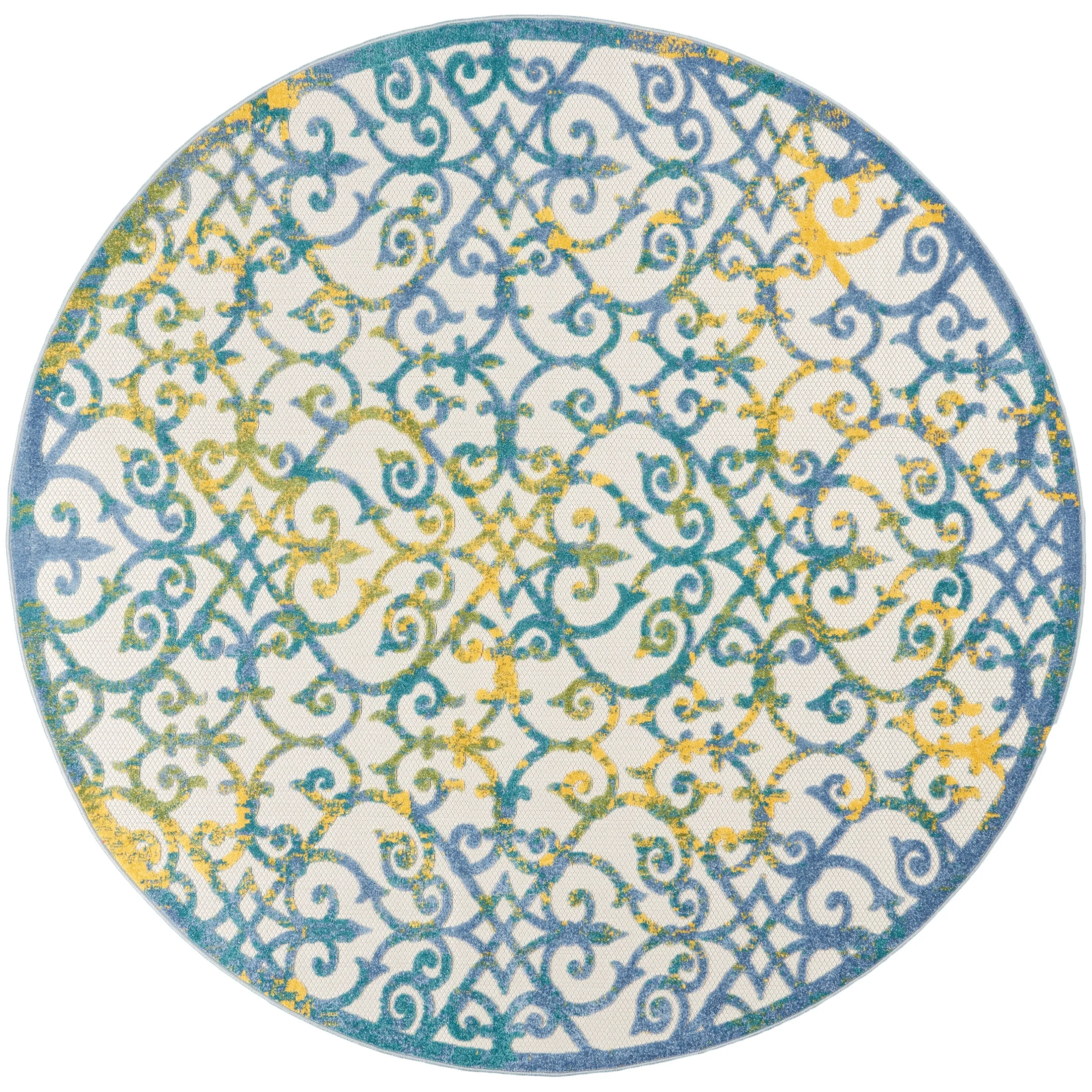 Nourison Alice Indoor/Outdoor Trellis Area Rug