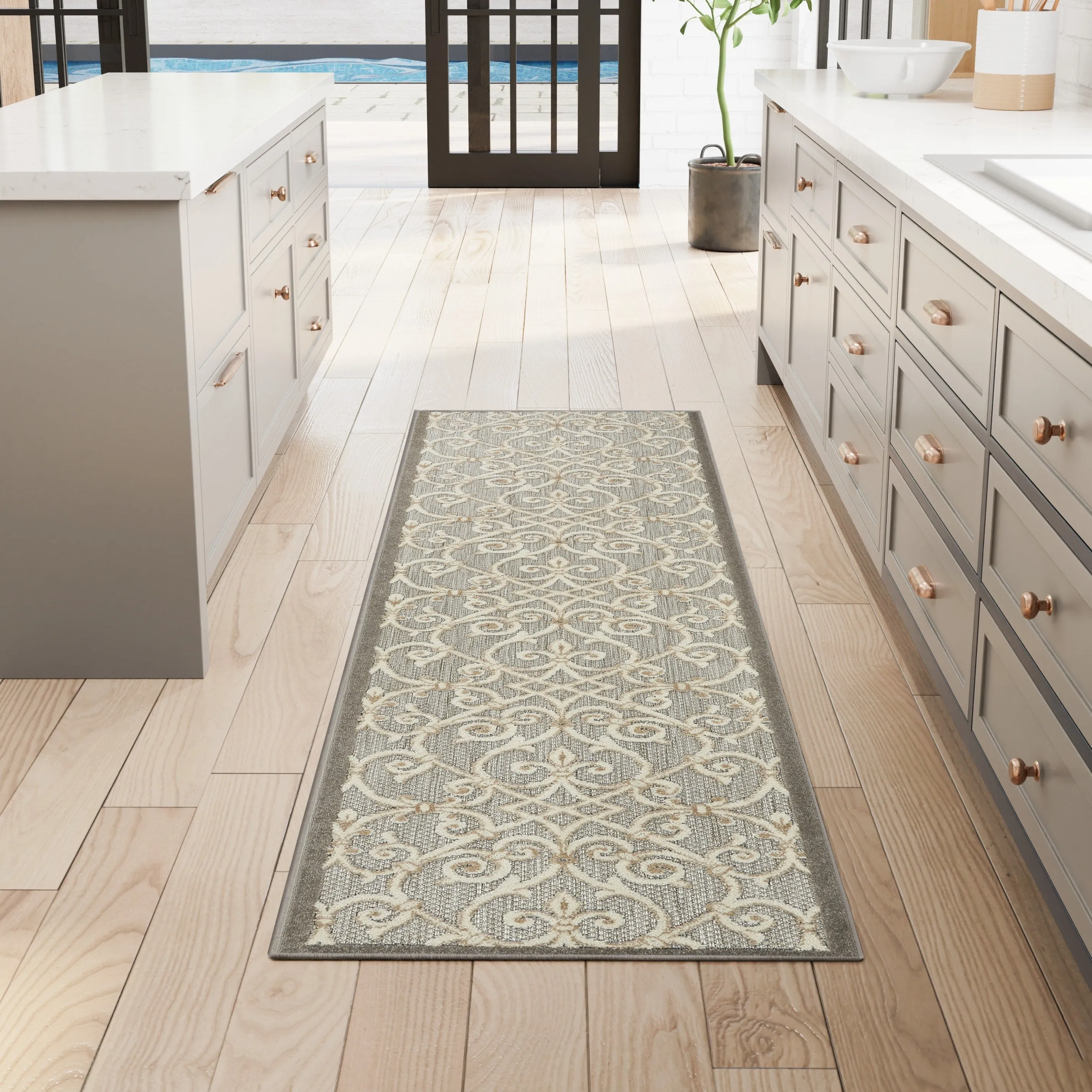 Nourison Alice Indoor/Outdoor Trellis Area Rug
