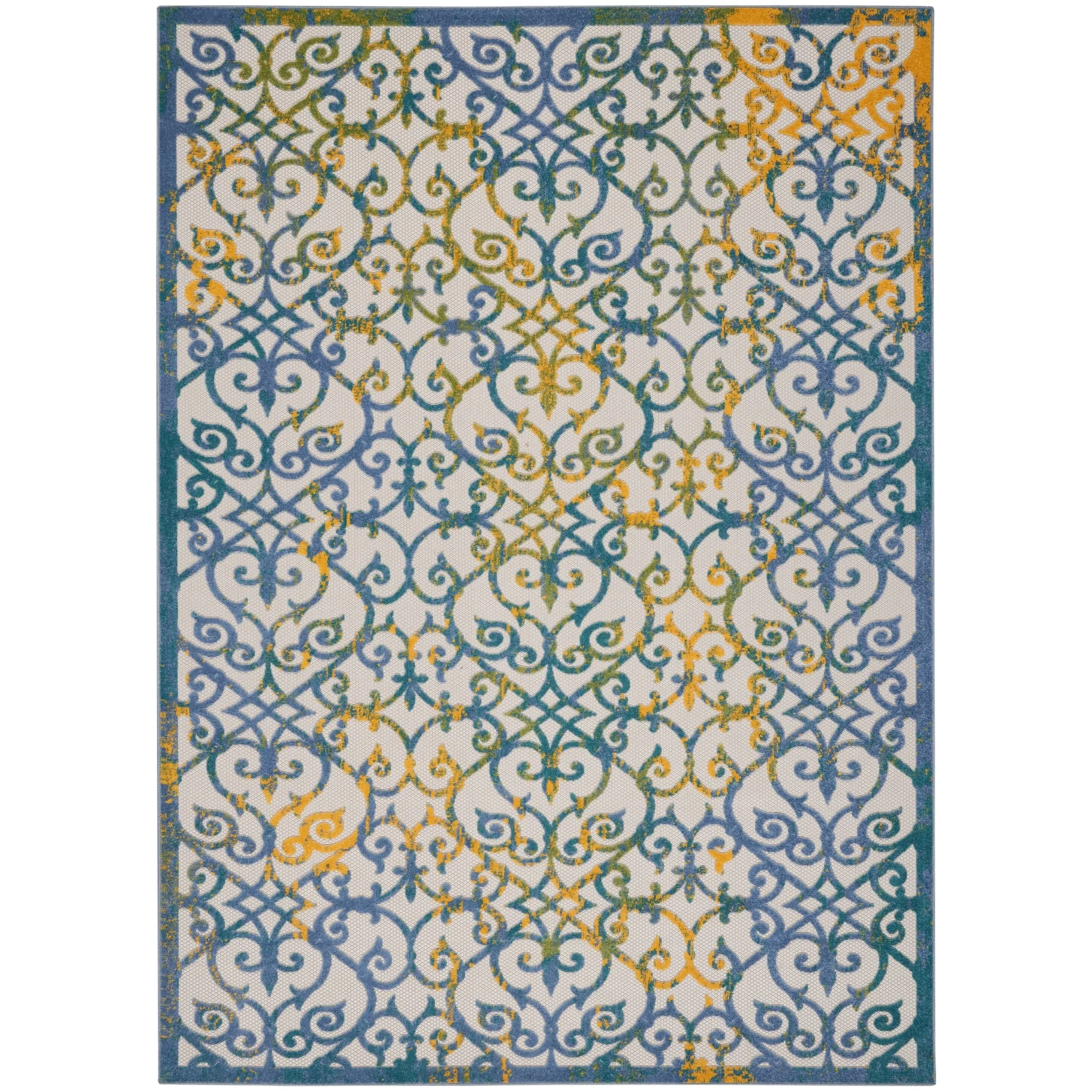 Nourison Alice Indoor/Outdoor Trellis Area Rug