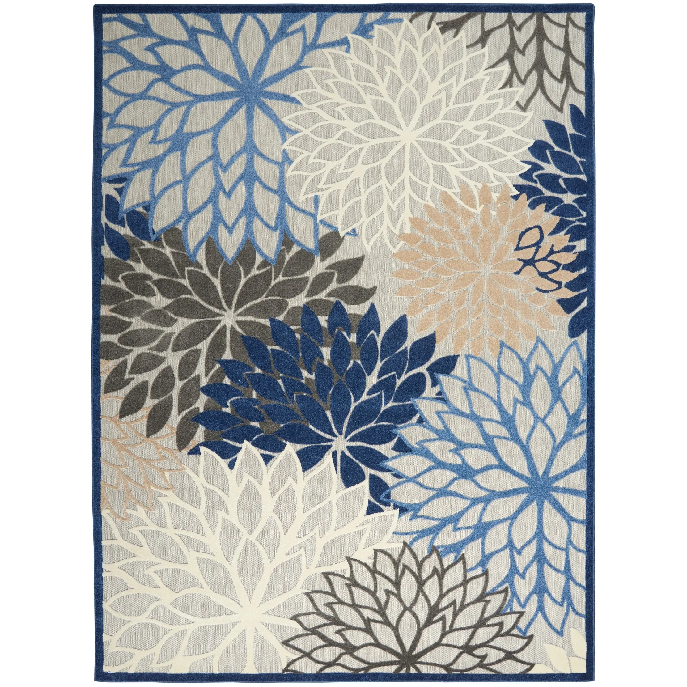 Nourison Aloha Floral Modern. Indoor/Outdoor Area Rug