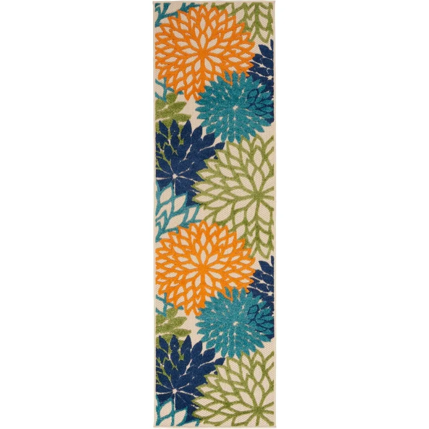 Nourison Aloha Floral Modern. Indoor/Outdoor Area Rug
