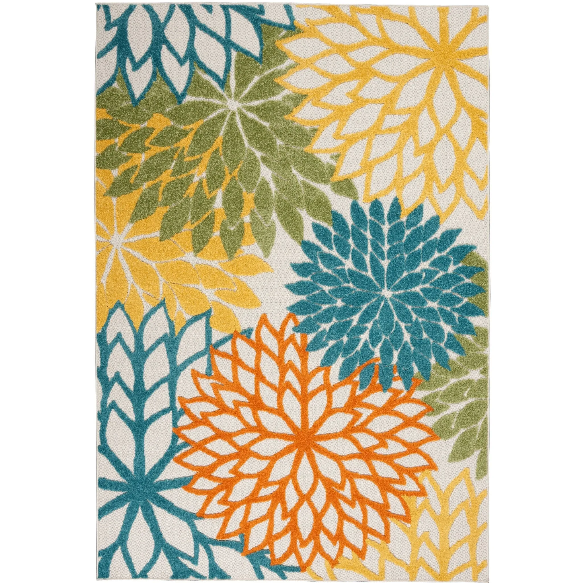 Nourison Aloha Floral Modern. Indoor/Outdoor Area Rug