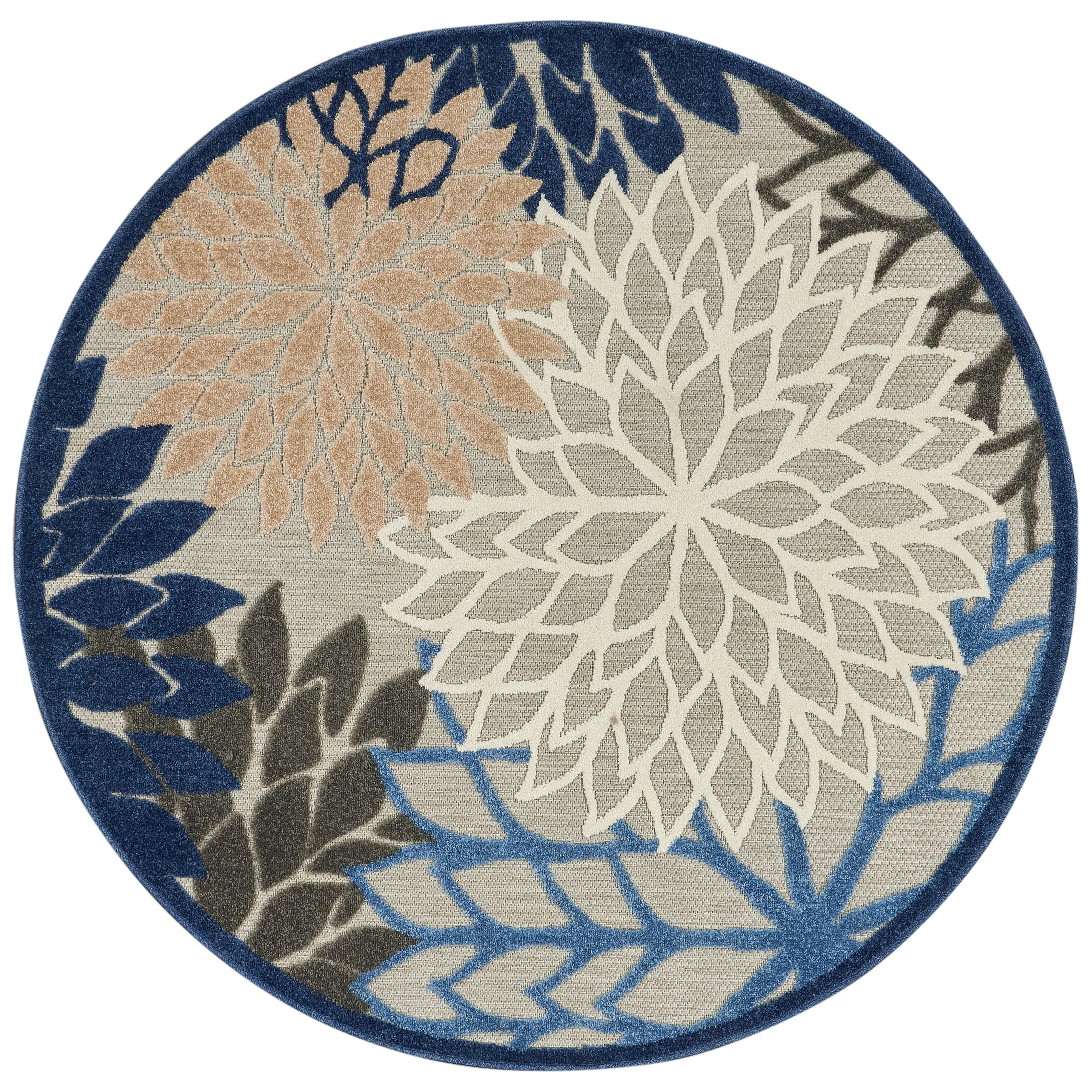 Nourison Aloha Floral Modern. Indoor/Outdoor Area Rug