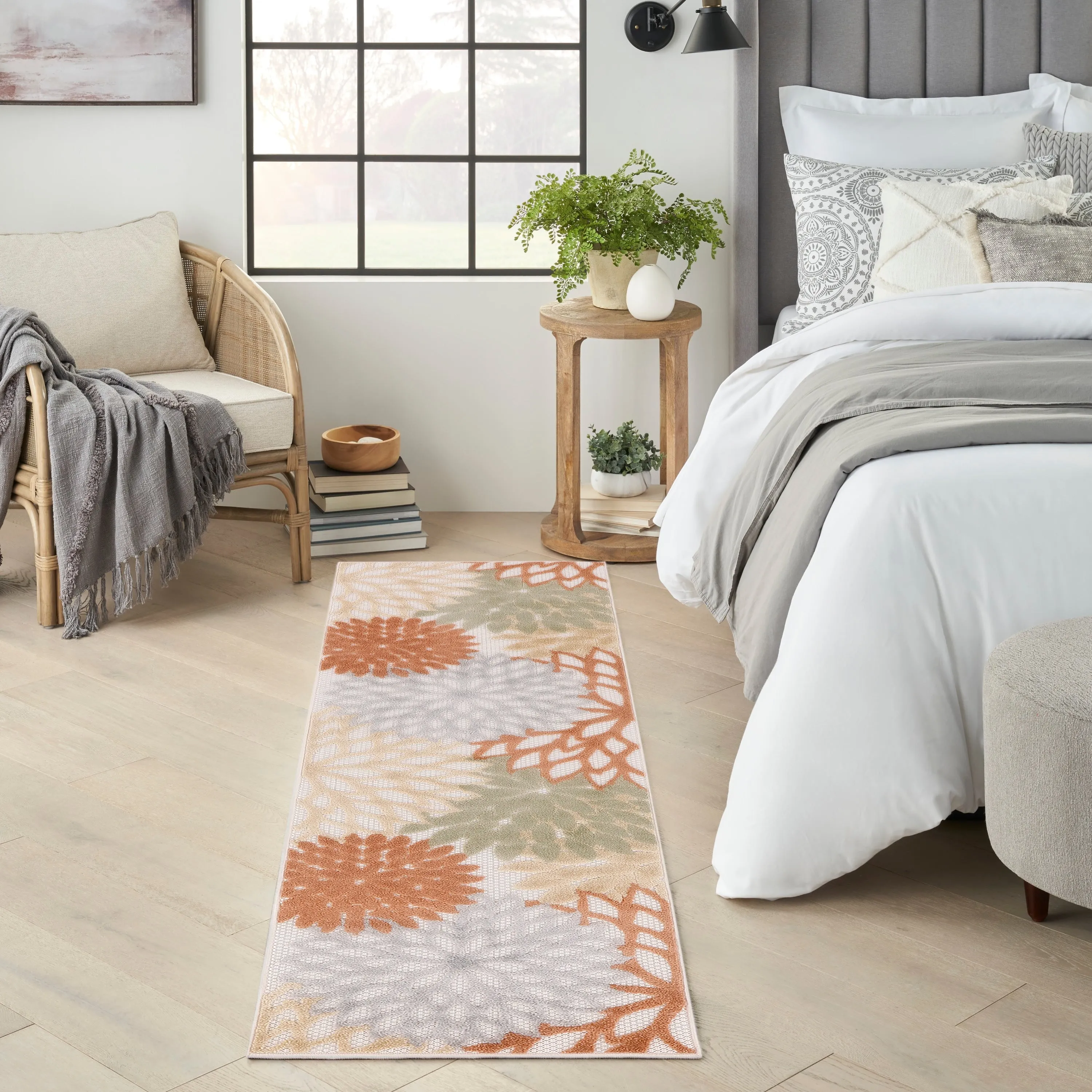 Nourison Aloha Floral Modern. Indoor/Outdoor Area Rug