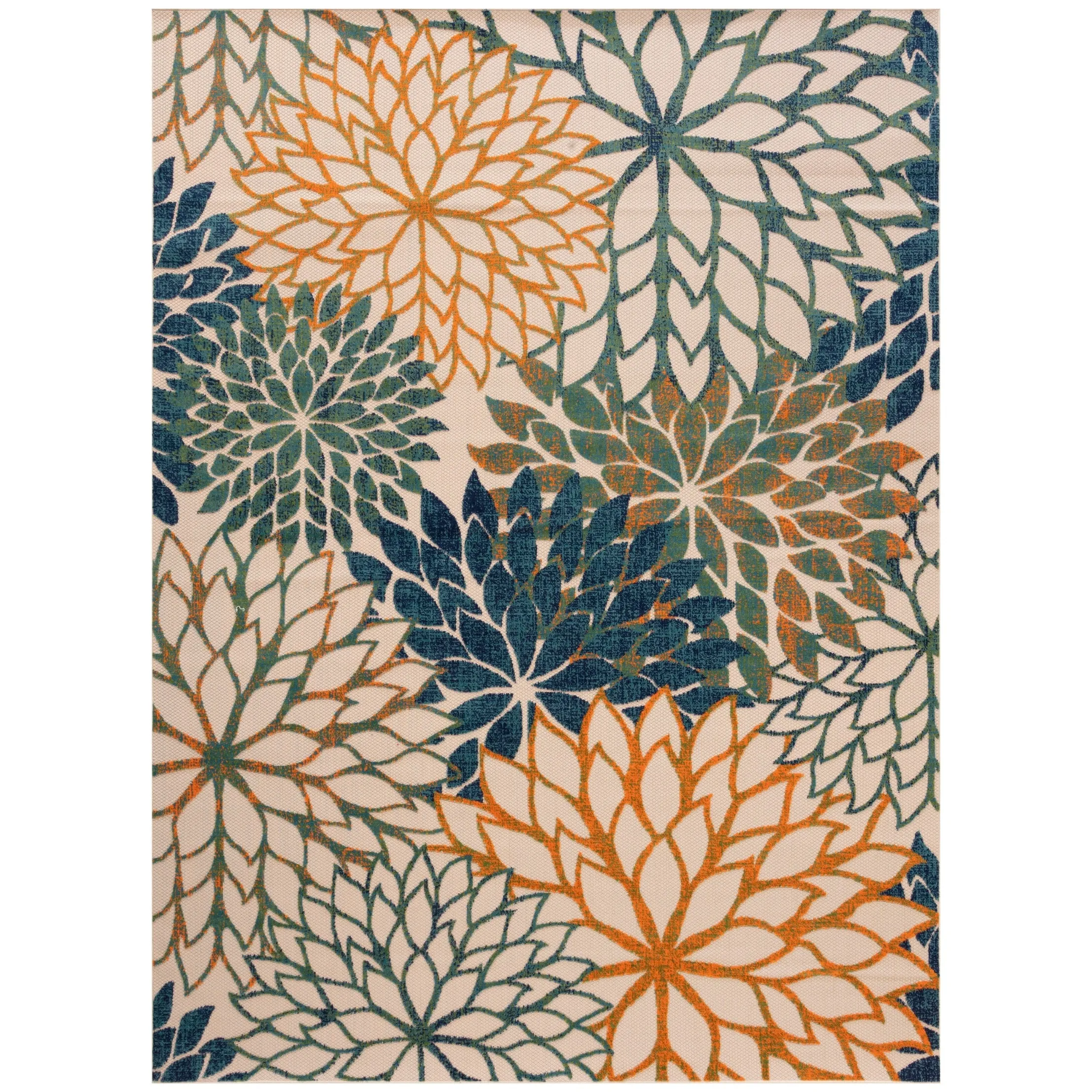 Nourison Aloha Floral Modern. Indoor/Outdoor Area Rug