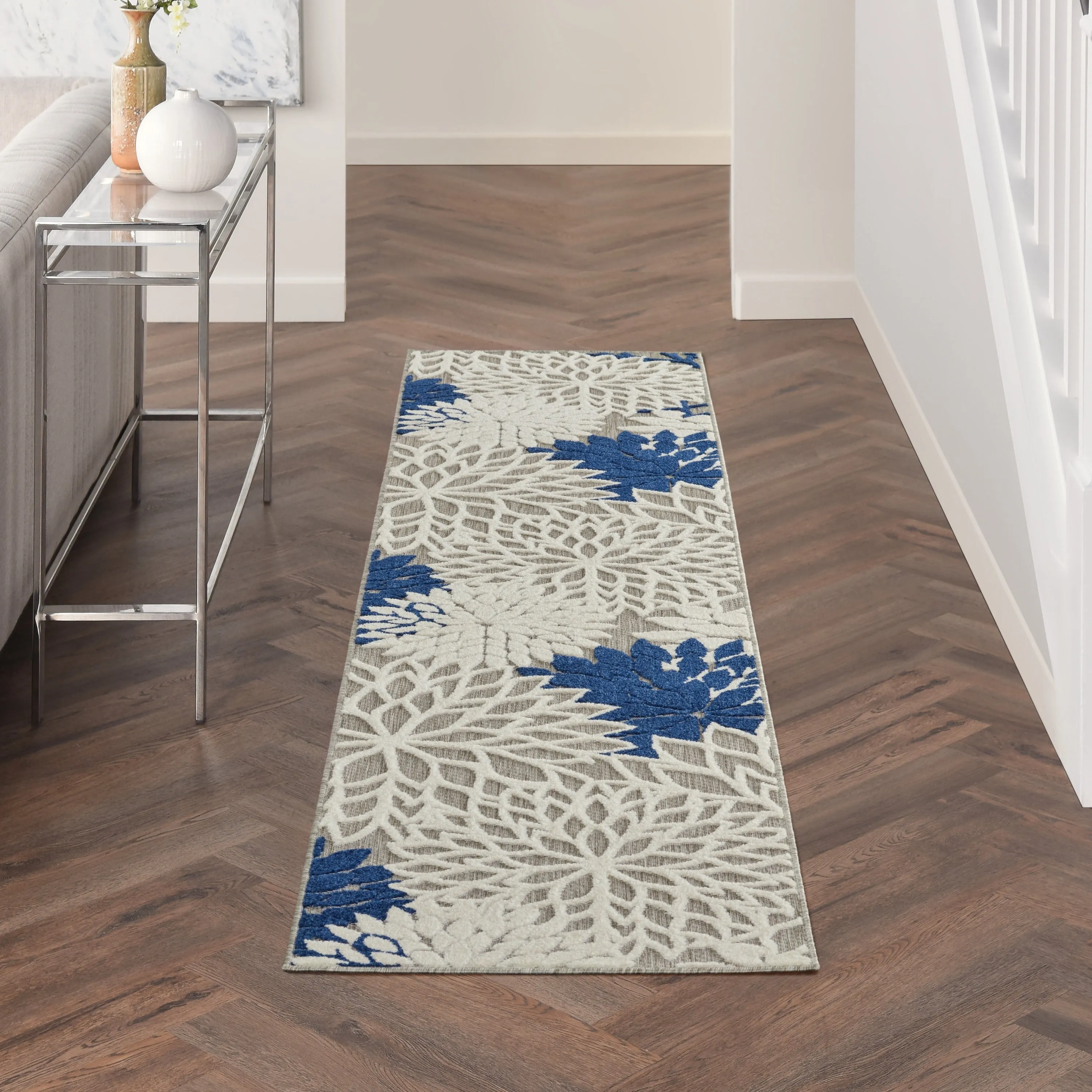 Nourison Aloha Floral Modern. Indoor/Outdoor Area Rug