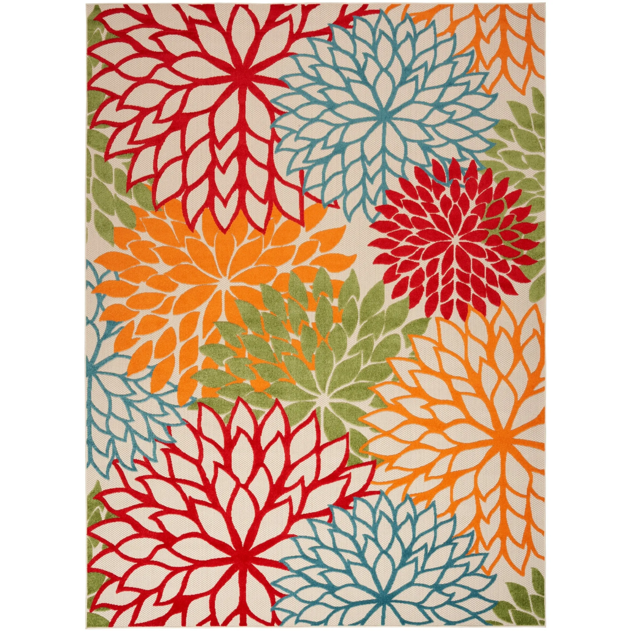 Nourison Aloha Floral Modern. Indoor/Outdoor Area Rug