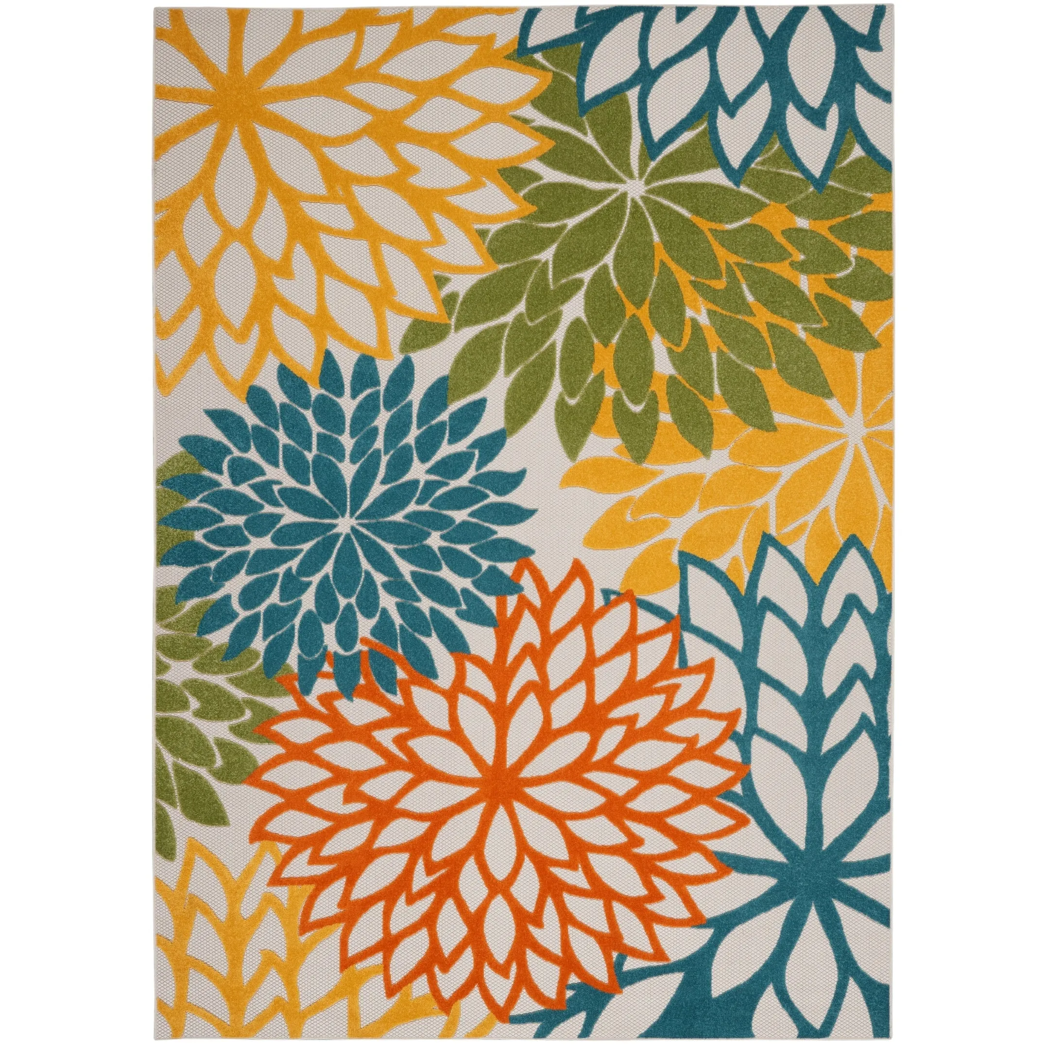 Nourison Aloha Floral Modern. Indoor/Outdoor Area Rug