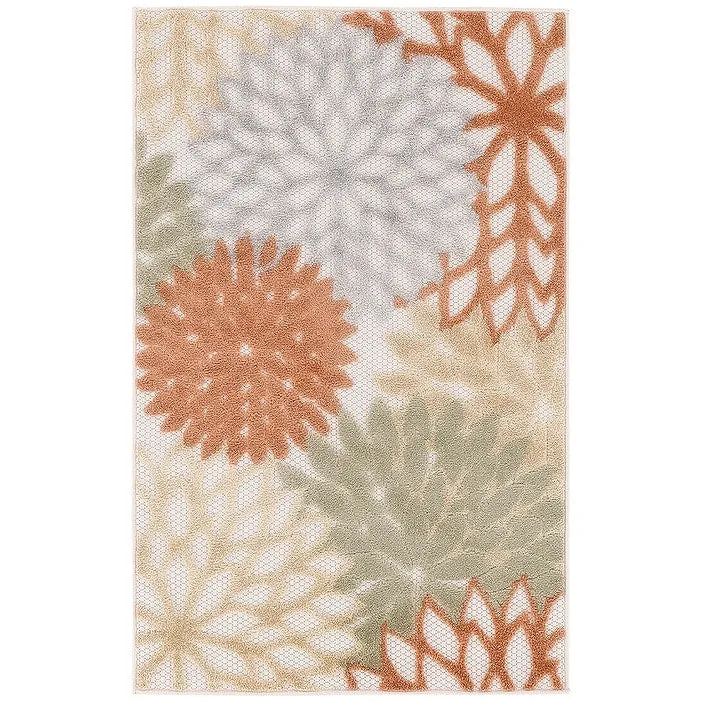 Nourison Aloha Floral Modern. Indoor/Outdoor Area Rug