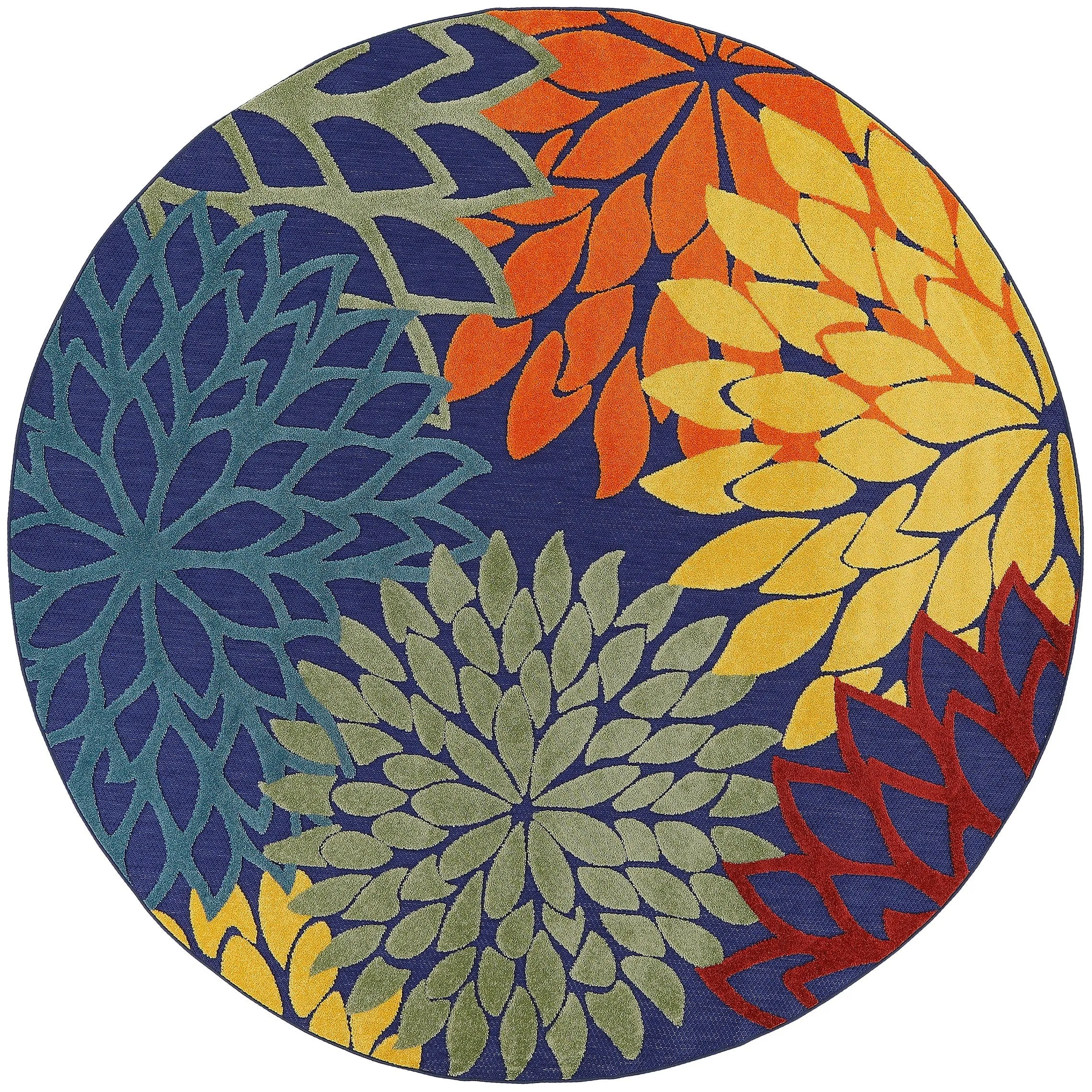Nourison Aloha Floral Modern. Indoor/Outdoor Area Rug