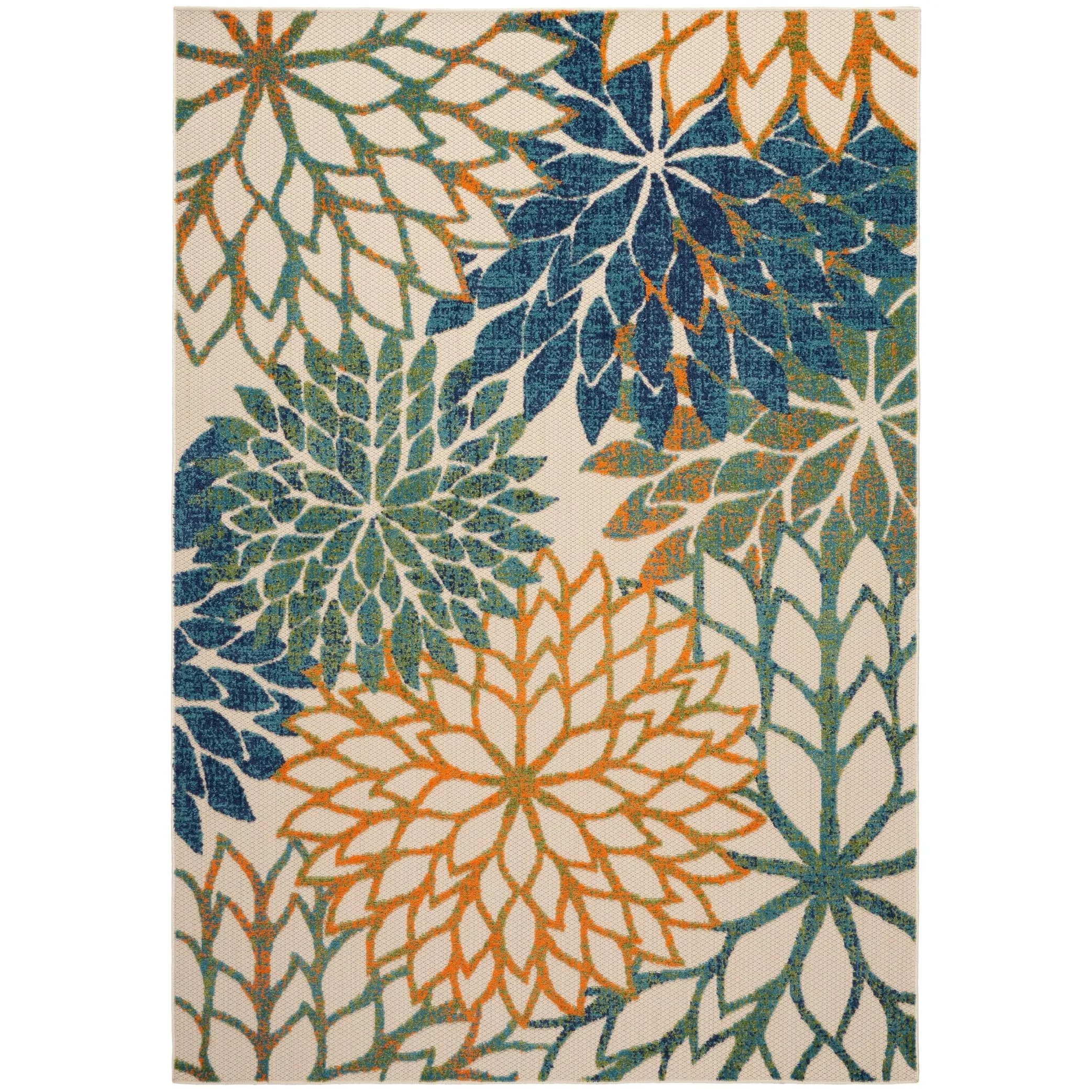 Nourison Aloha Floral Modern. Indoor/Outdoor Area Rug