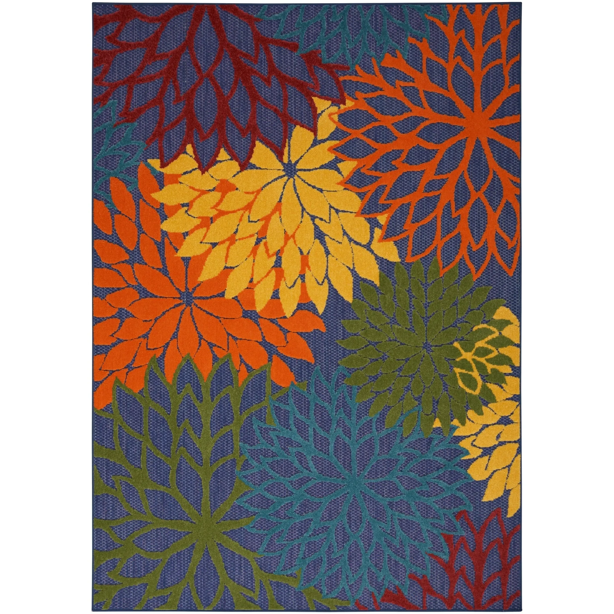 Nourison Aloha Floral Modern. Indoor/Outdoor Area Rug