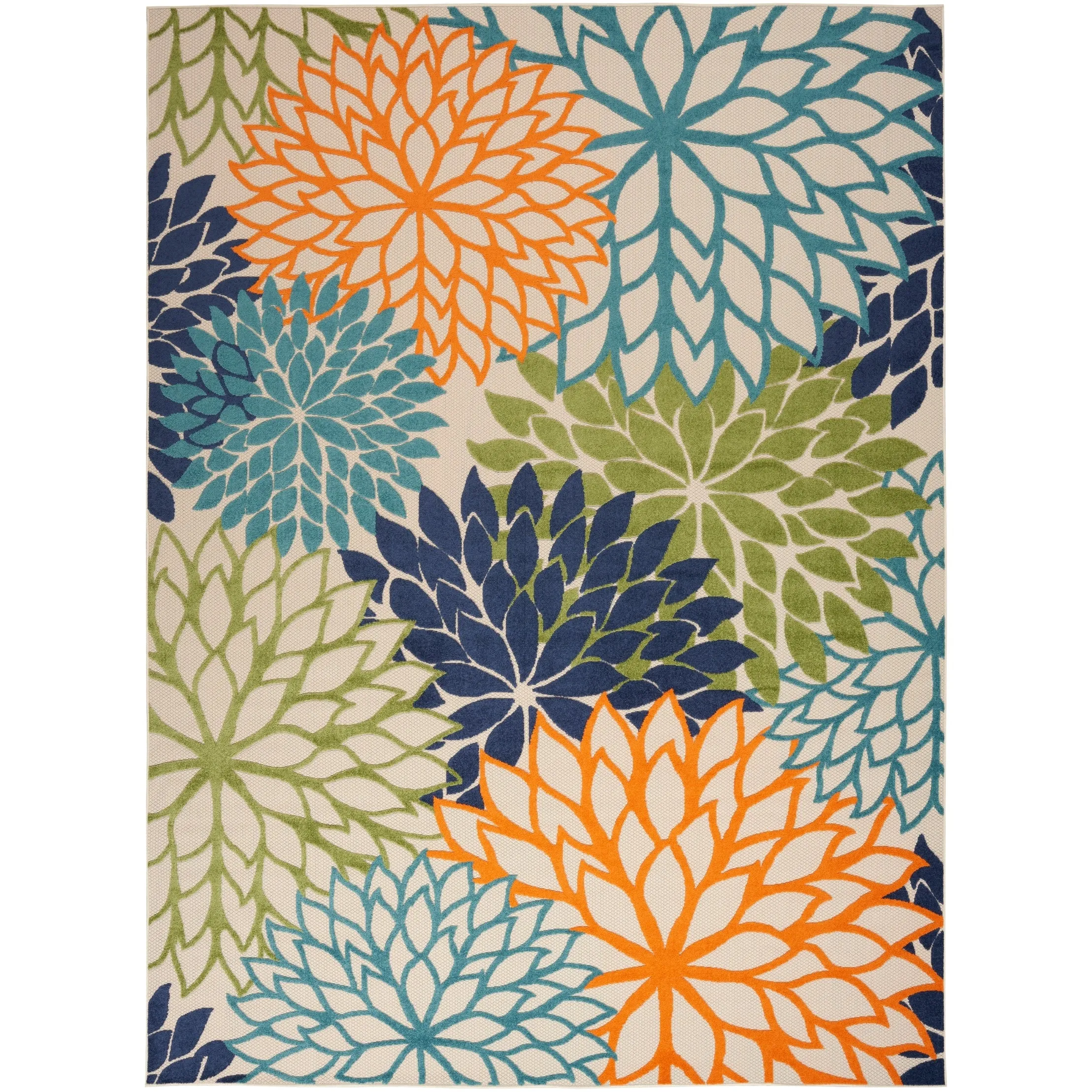 Nourison Aloha Floral Modern. Indoor/Outdoor Area Rug