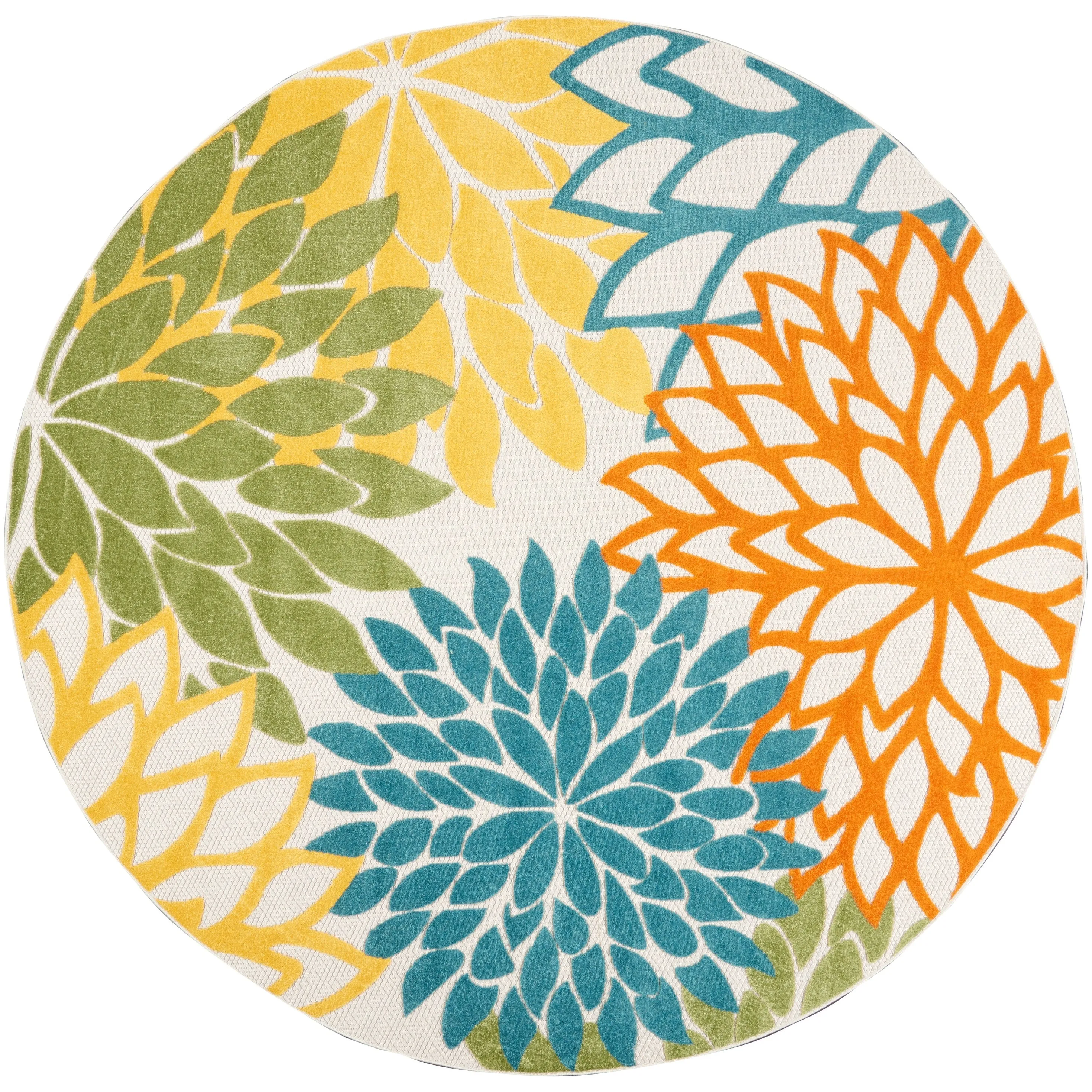 Nourison Aloha Floral Modern. Indoor/Outdoor Area Rug