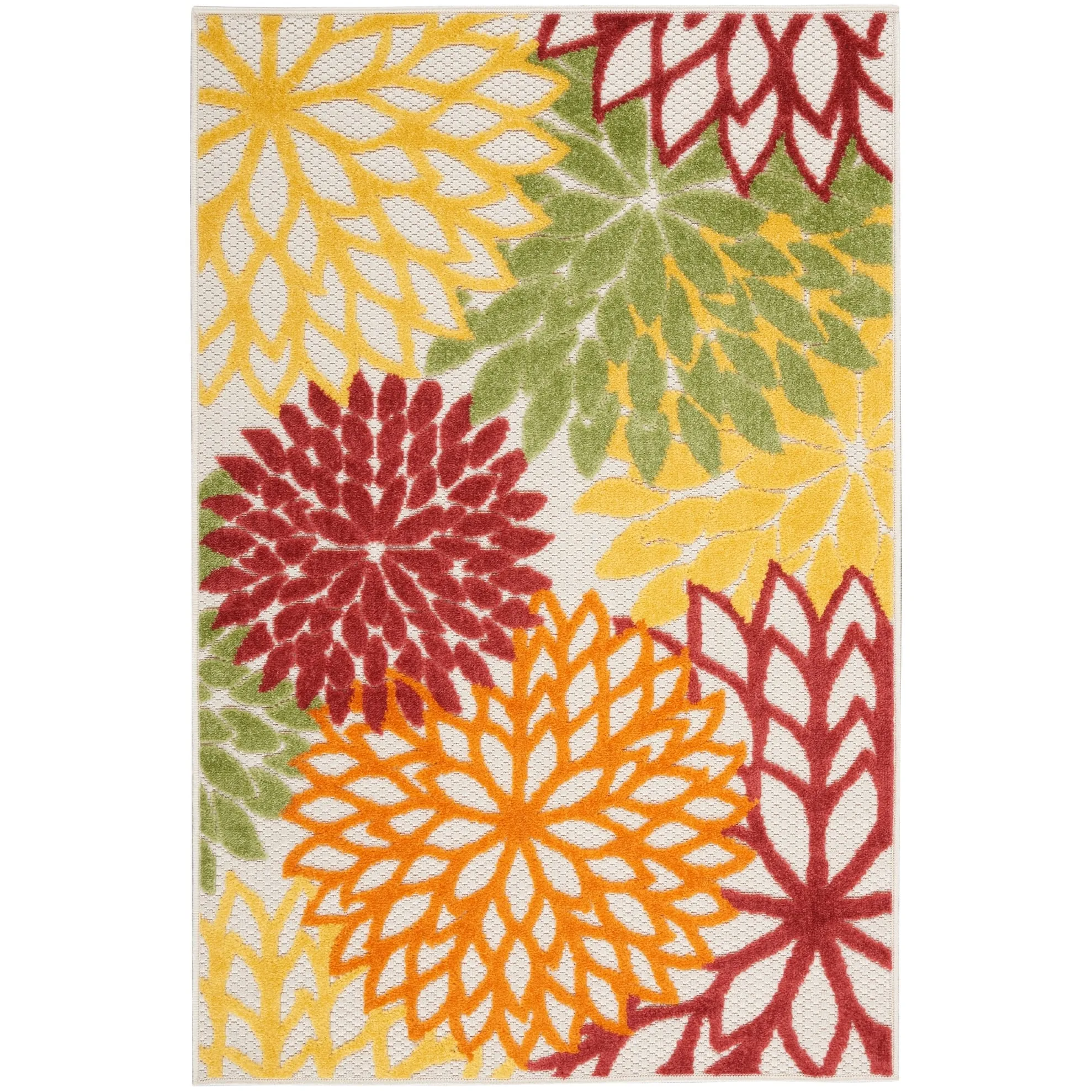 Nourison Aloha Floral Modern. Indoor/Outdoor Area Rug