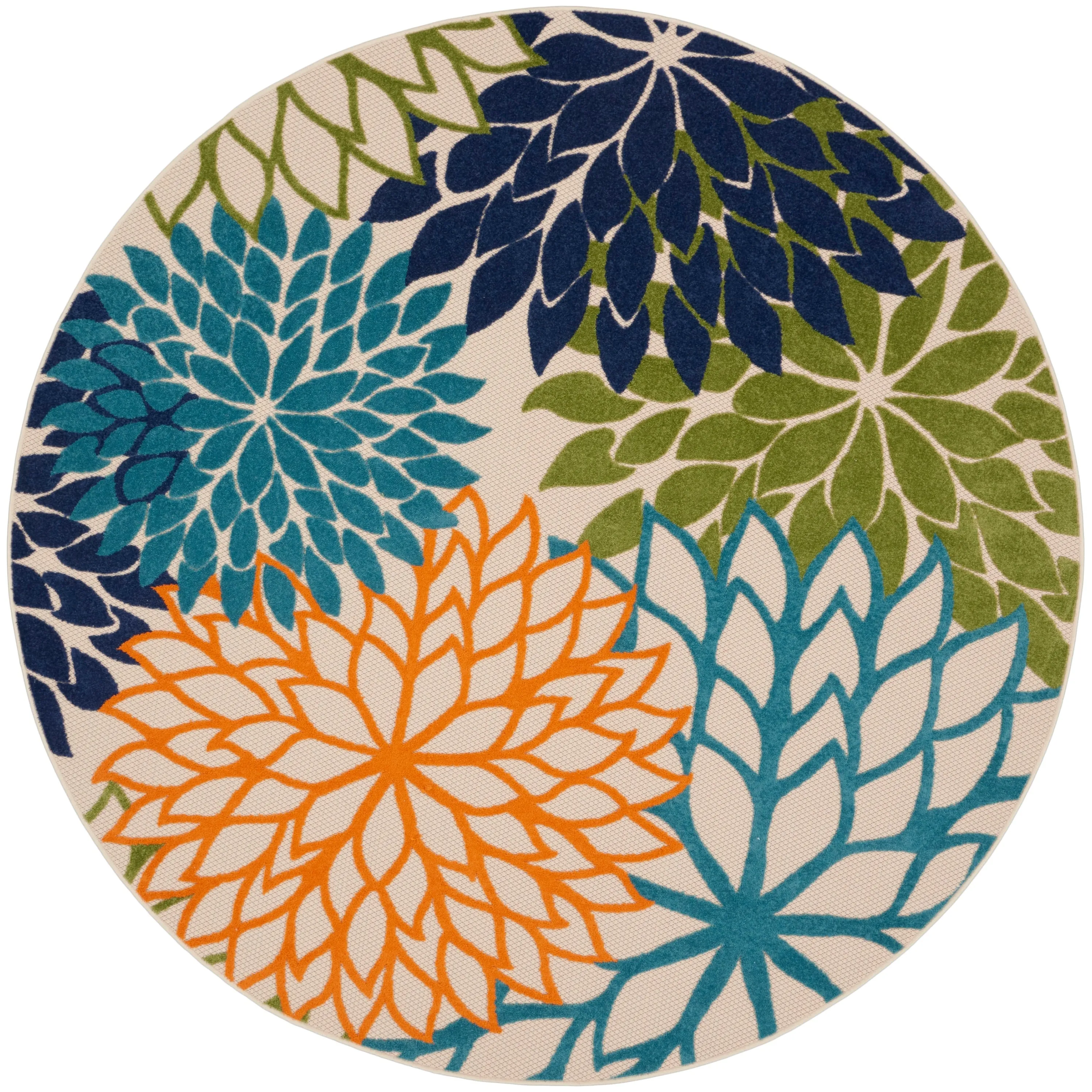 Nourison Aloha Floral Modern. Indoor/Outdoor Area Rug