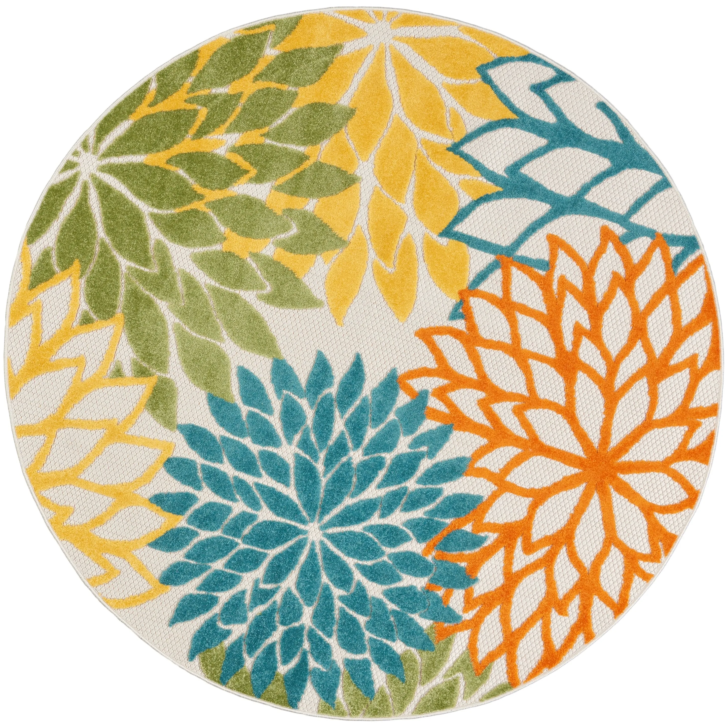 Nourison Aloha Floral Modern. Indoor/Outdoor Area Rug