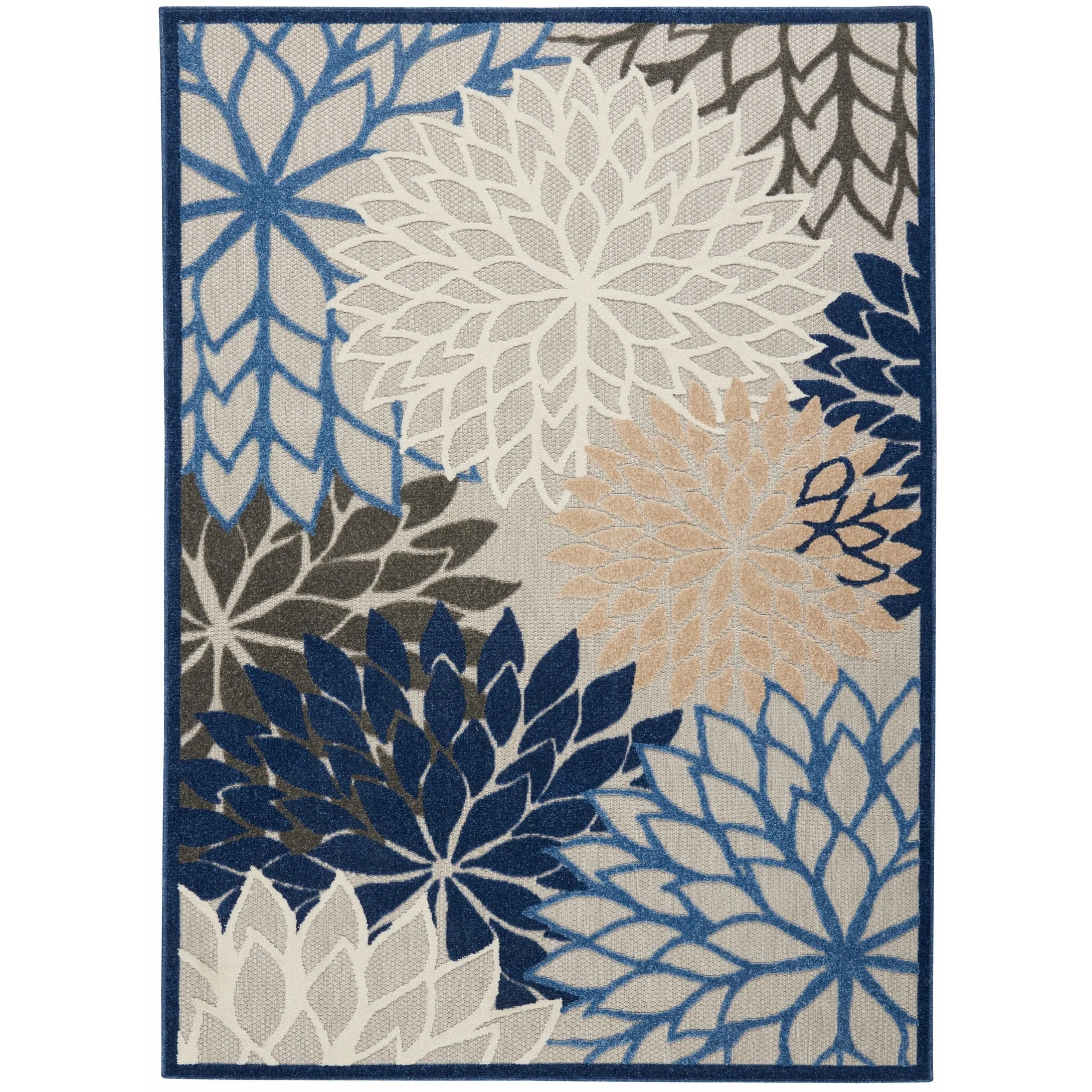 Nourison Aloha Floral Modern. Indoor/Outdoor Area Rug