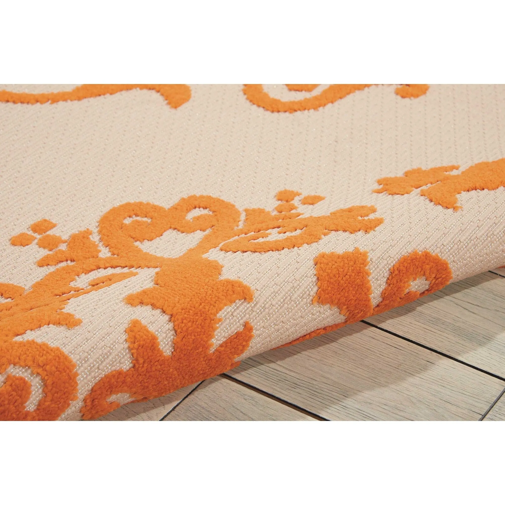 Nourison Aloha Modern Medallion Scroll Indoor / Outdoor Area Rug