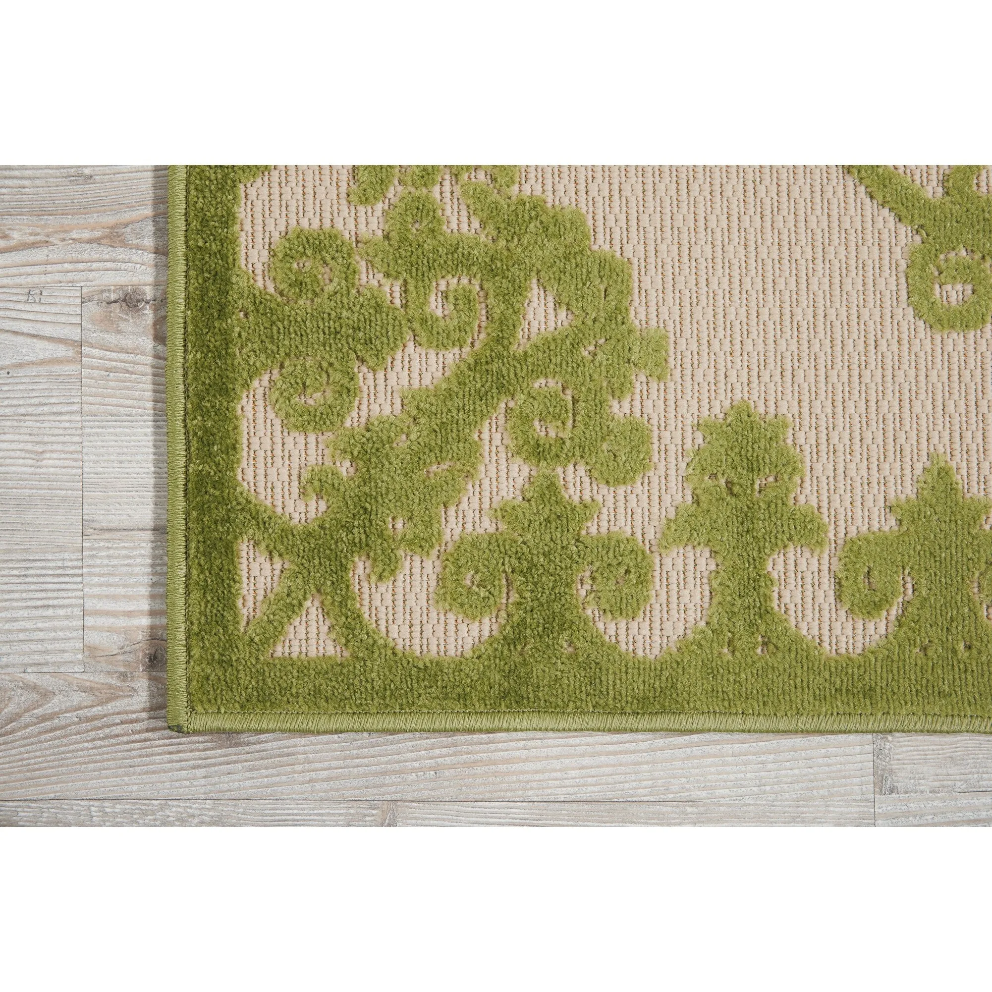 Nourison Aloha Modern Medallion Scroll Indoor / Outdoor Area Rug