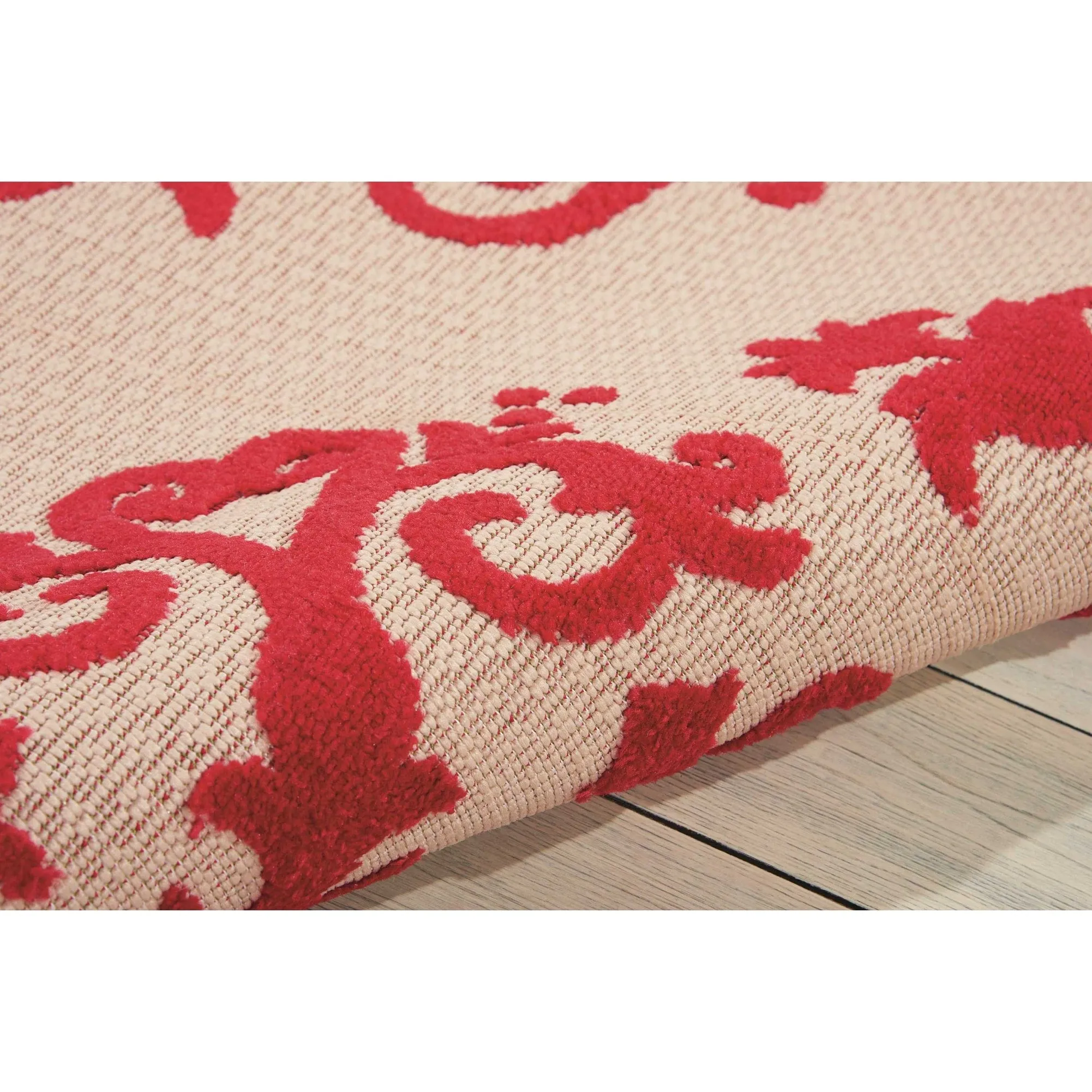 Nourison Aloha Modern Medallion Scroll Indoor / Outdoor Area Rug
