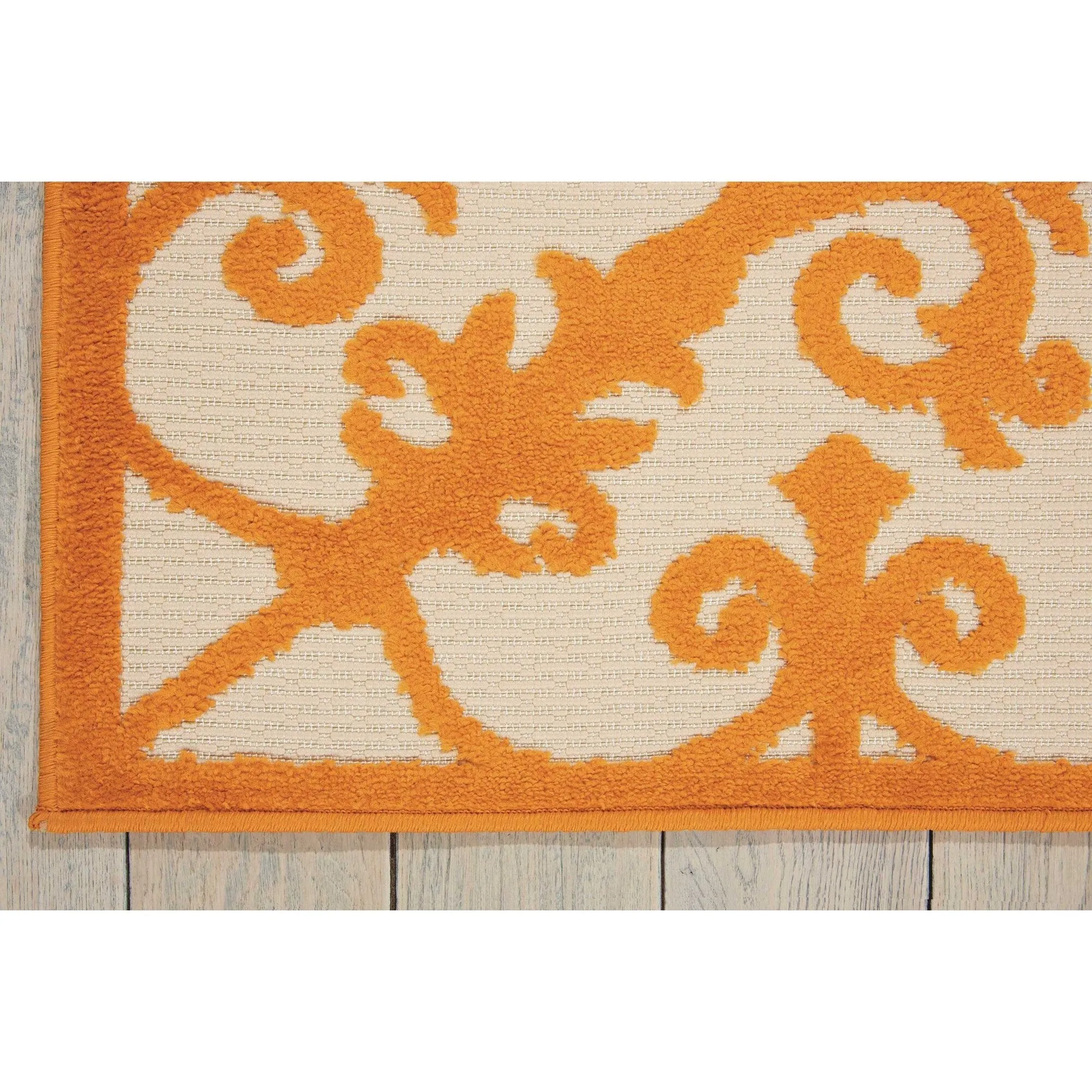 Nourison Aloha Modern Medallion Scroll Indoor / Outdoor Area Rug