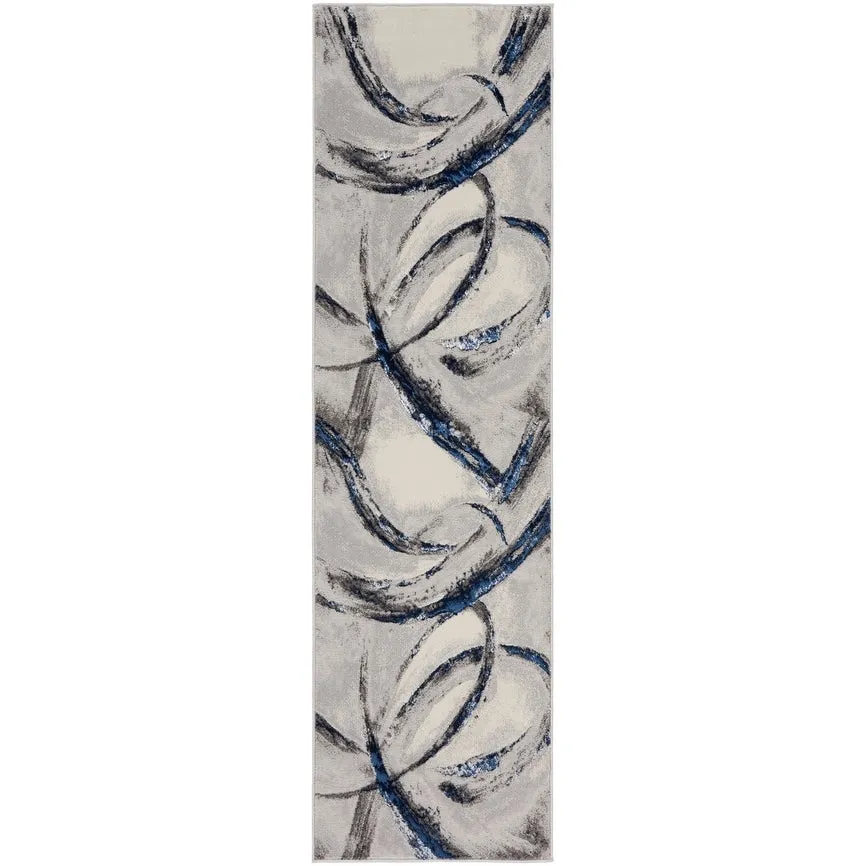 Nourison Brushstrokes Indoor only Abstract Area Rug