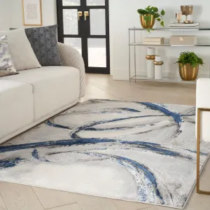 Nourison Brushstrokes Indoor only Abstract Area Rug