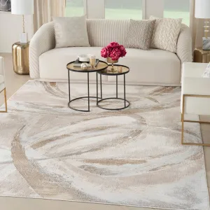Nourison Brushstrokes Indoor only Abstract Area Rug