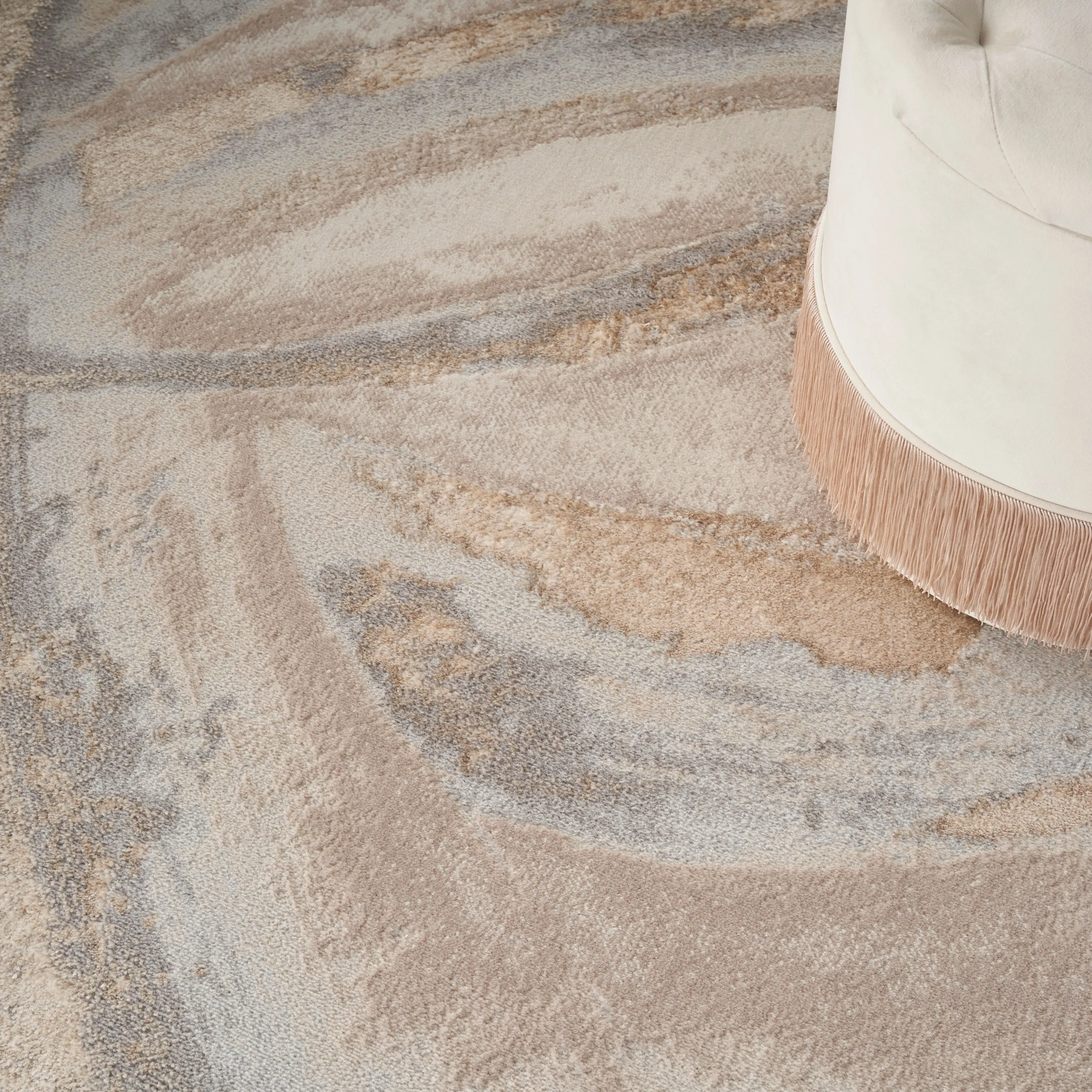 Nourison Brushstrokes Indoor only Abstract Area Rug