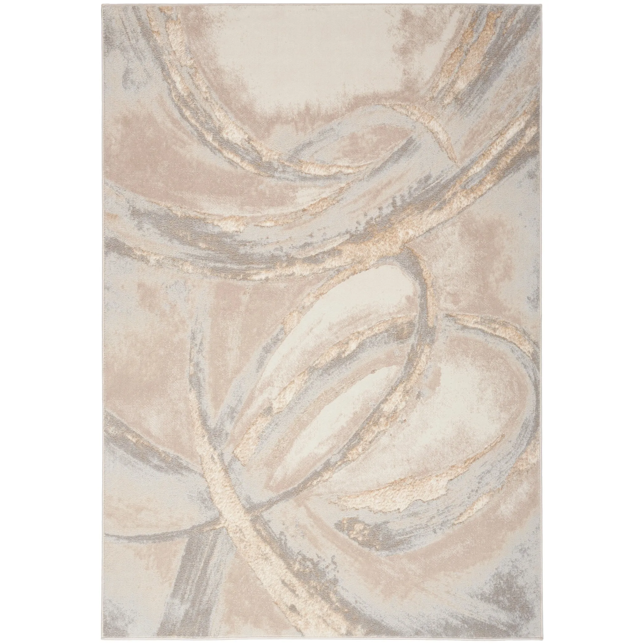 Nourison Brushstrokes Indoor only Abstract Area Rug