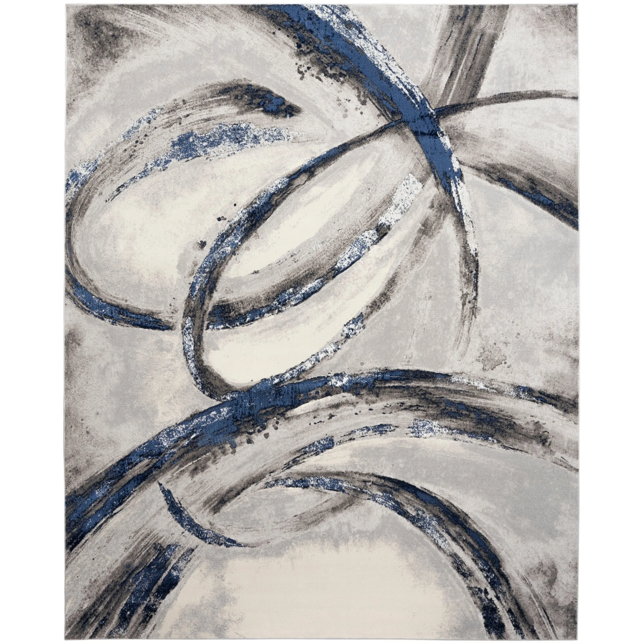 Nourison Brushstrokes Indoor only Abstract Area Rug