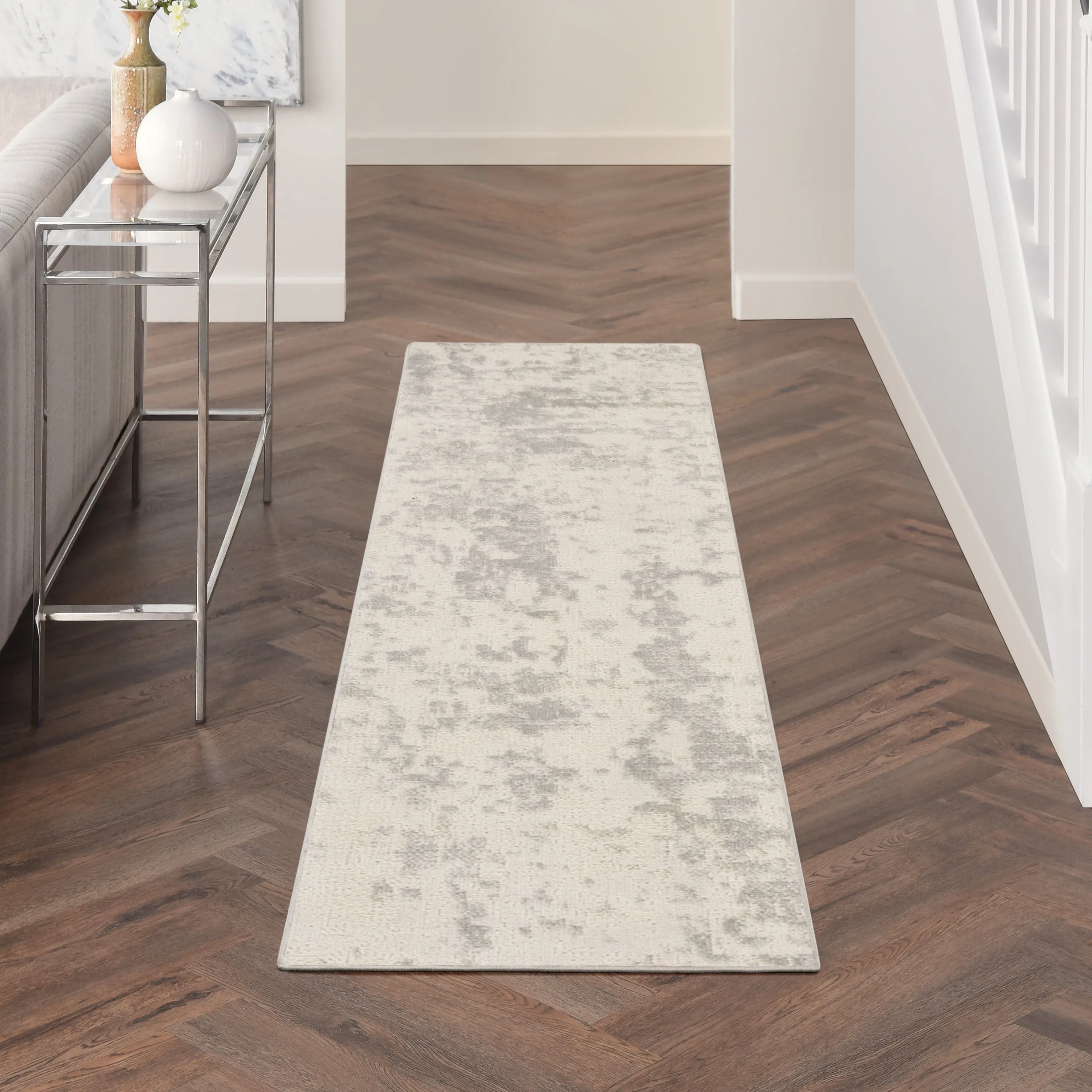 Nourison Concerto Modern Abstract Distressed Area Rug