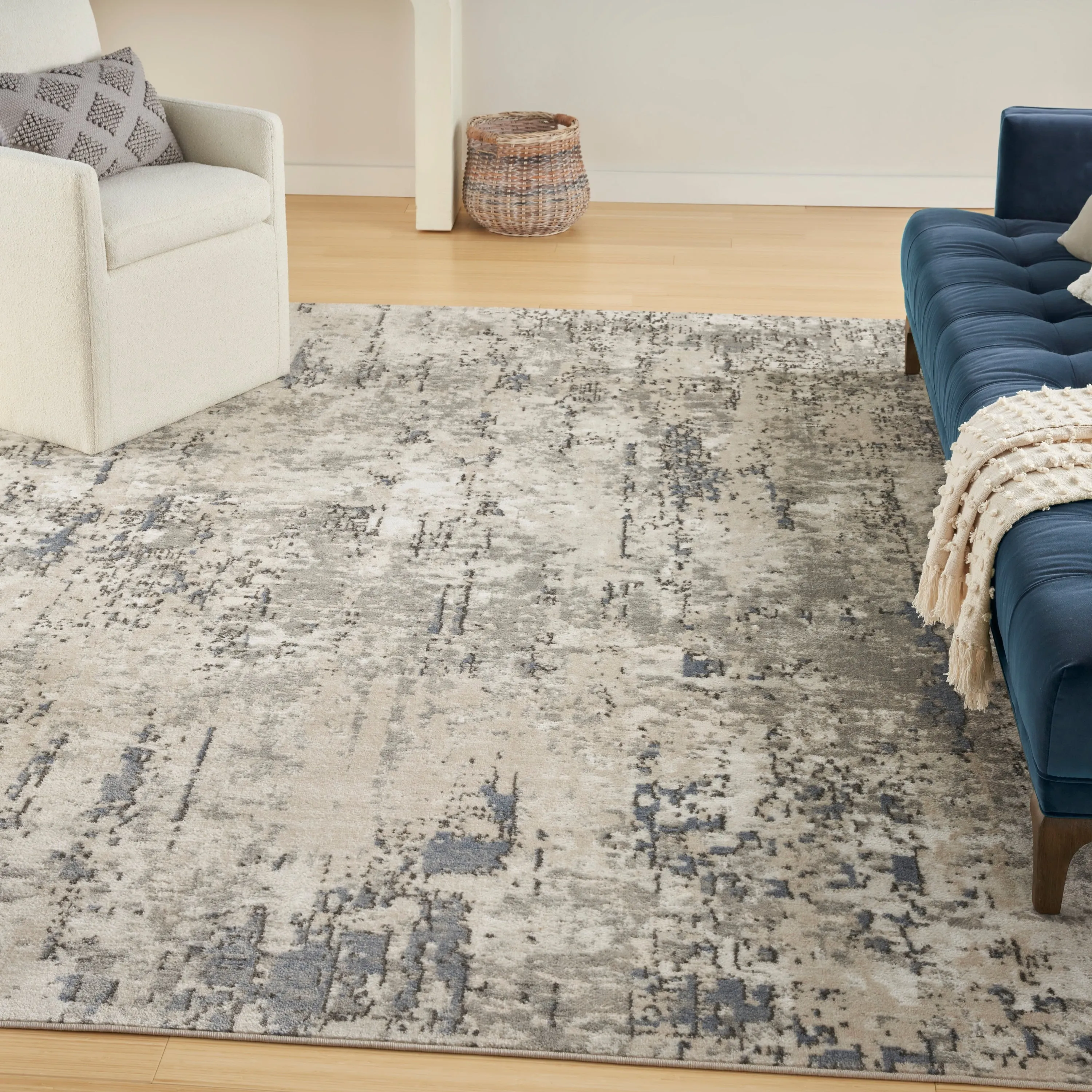 Nourison Concerto Modern Abstract Distressed Area Rug
