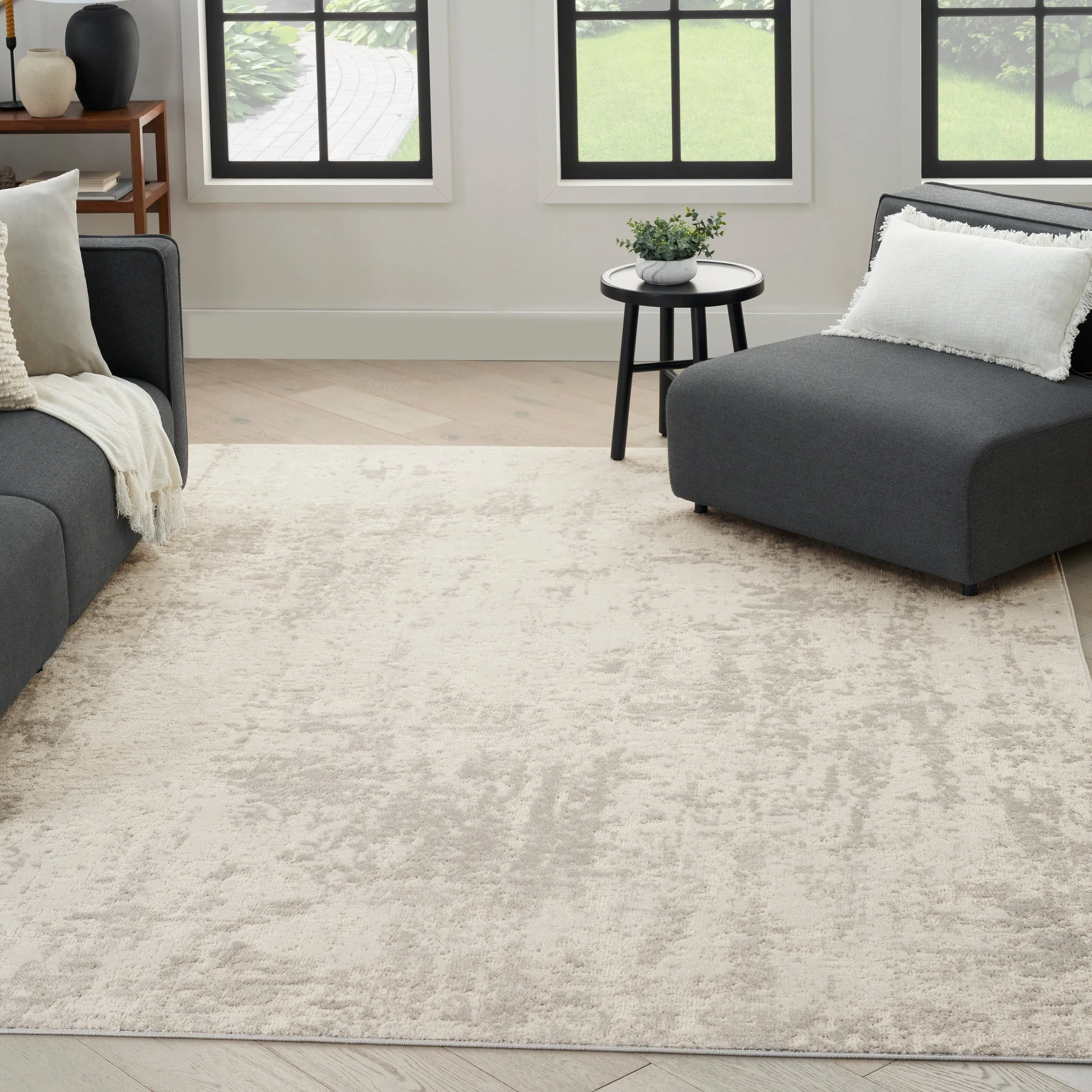 Nourison Concerto Modern Abstract Distressed Area Rug