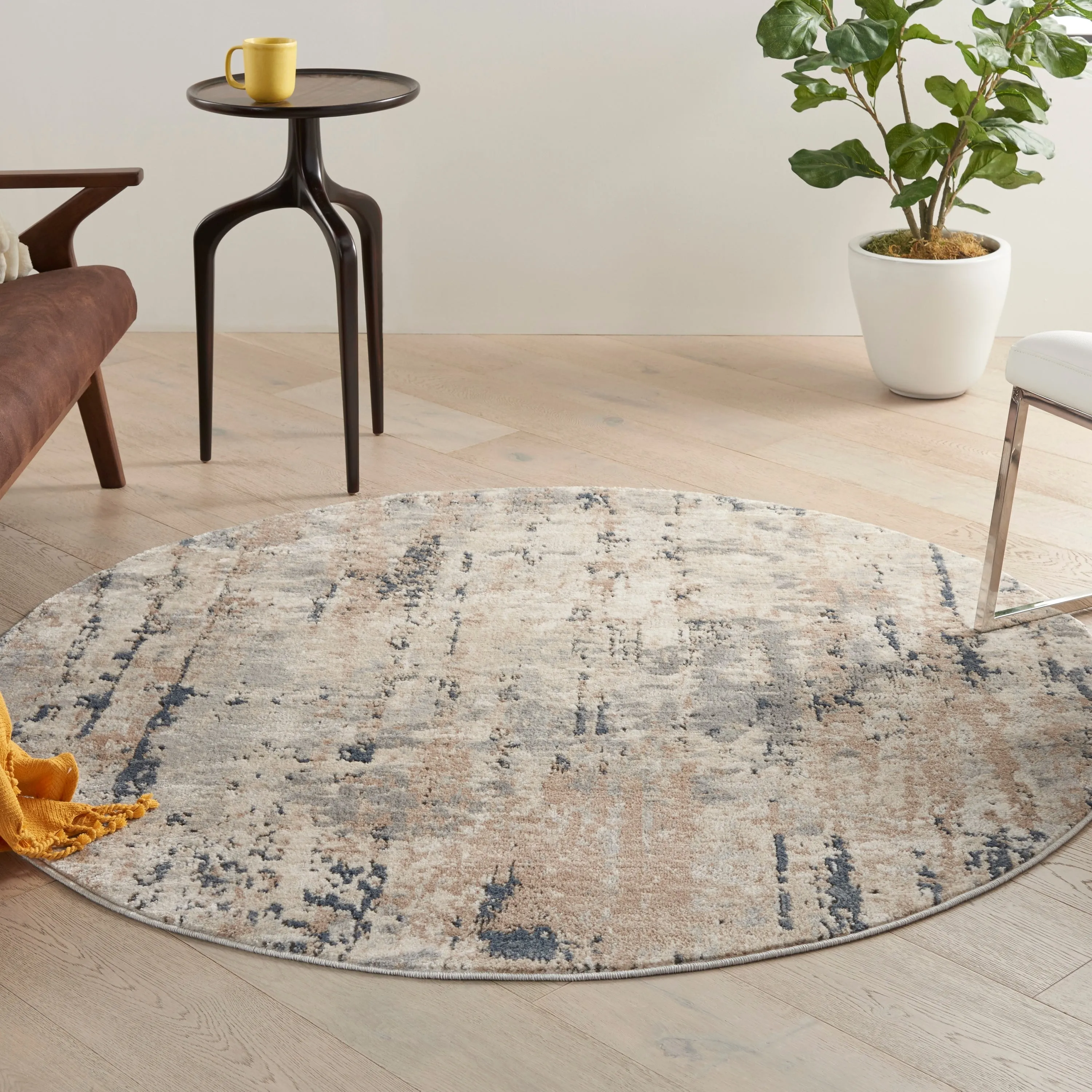 Nourison Concerto Modern Abstract Distressed Area Rug