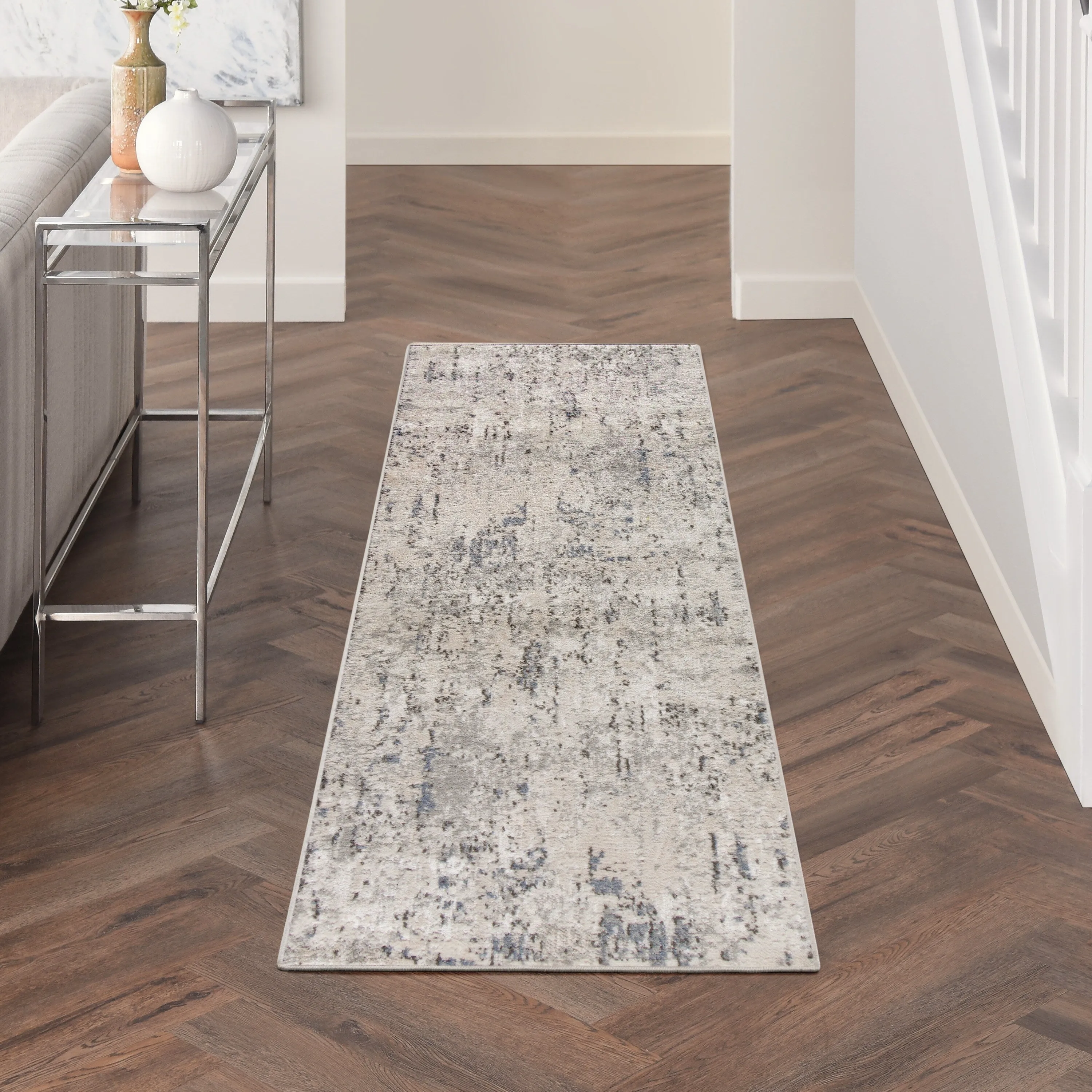 Nourison Concerto Modern Abstract Distressed Area Rug