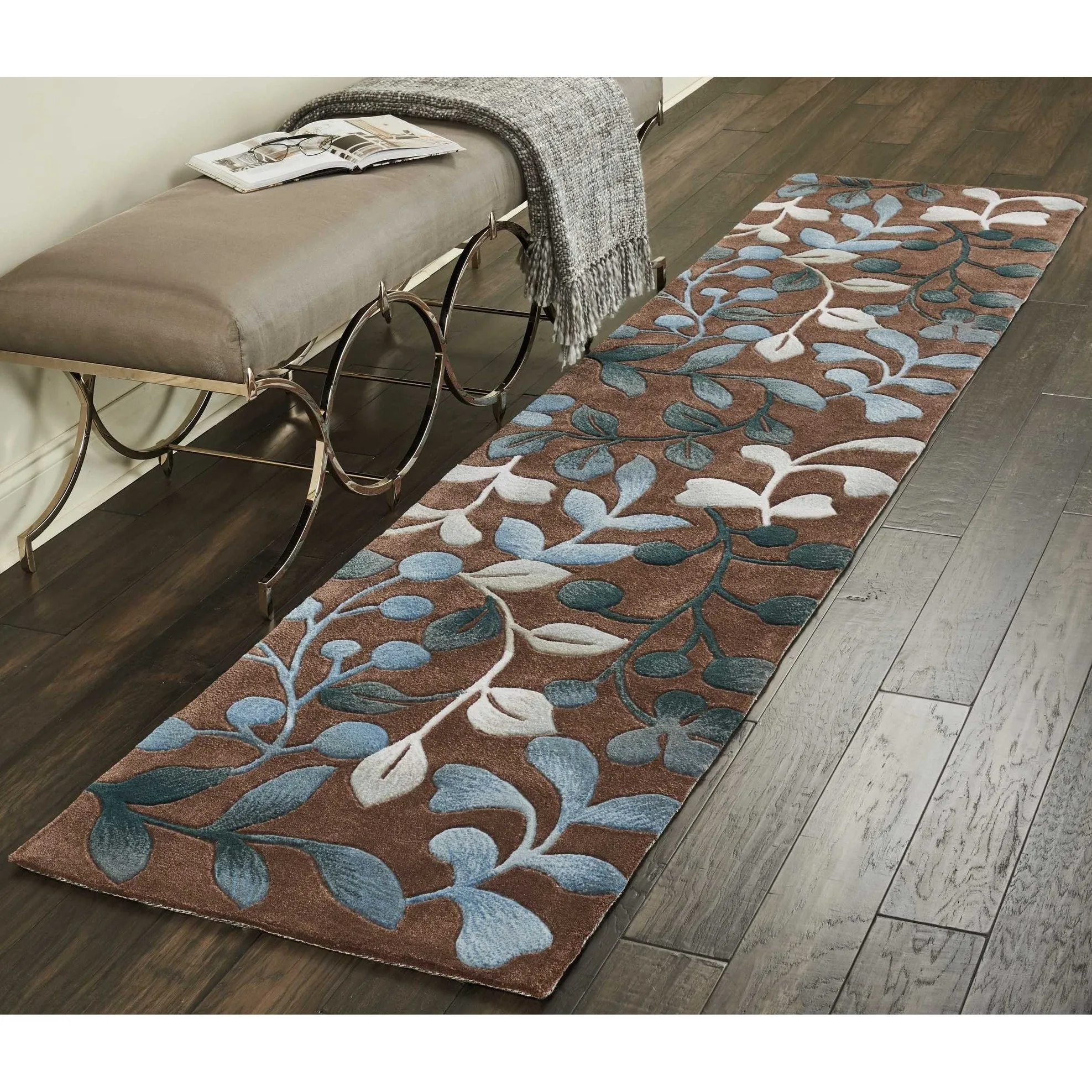 Nourison Contours Hand-tufted Botanical Area Rug