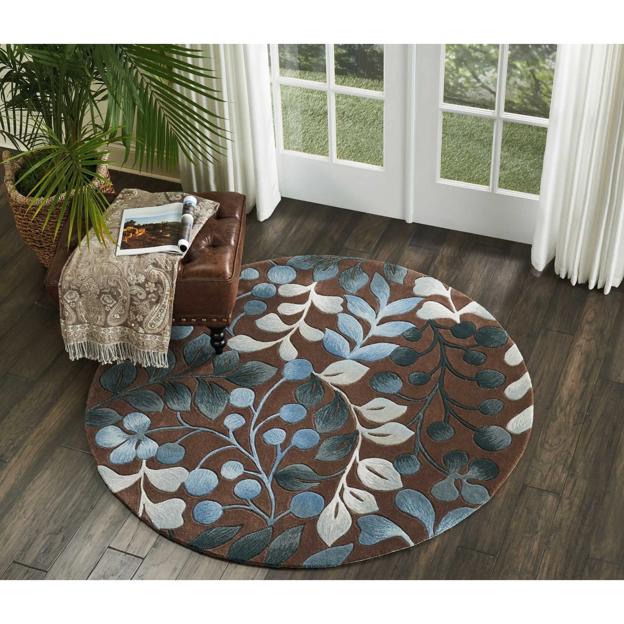 Nourison Contours Hand-tufted Botanical Area Rug